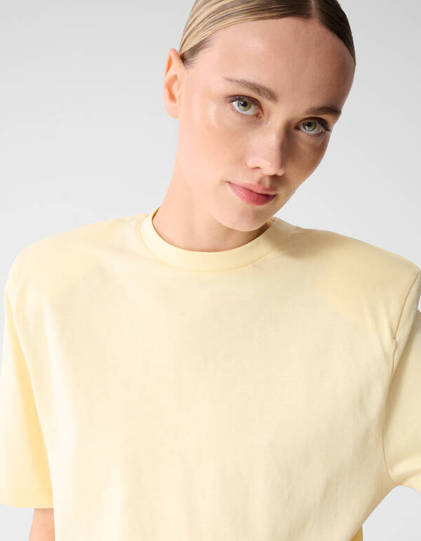 Flower T-shirt Geel SHOEBY WOMEN