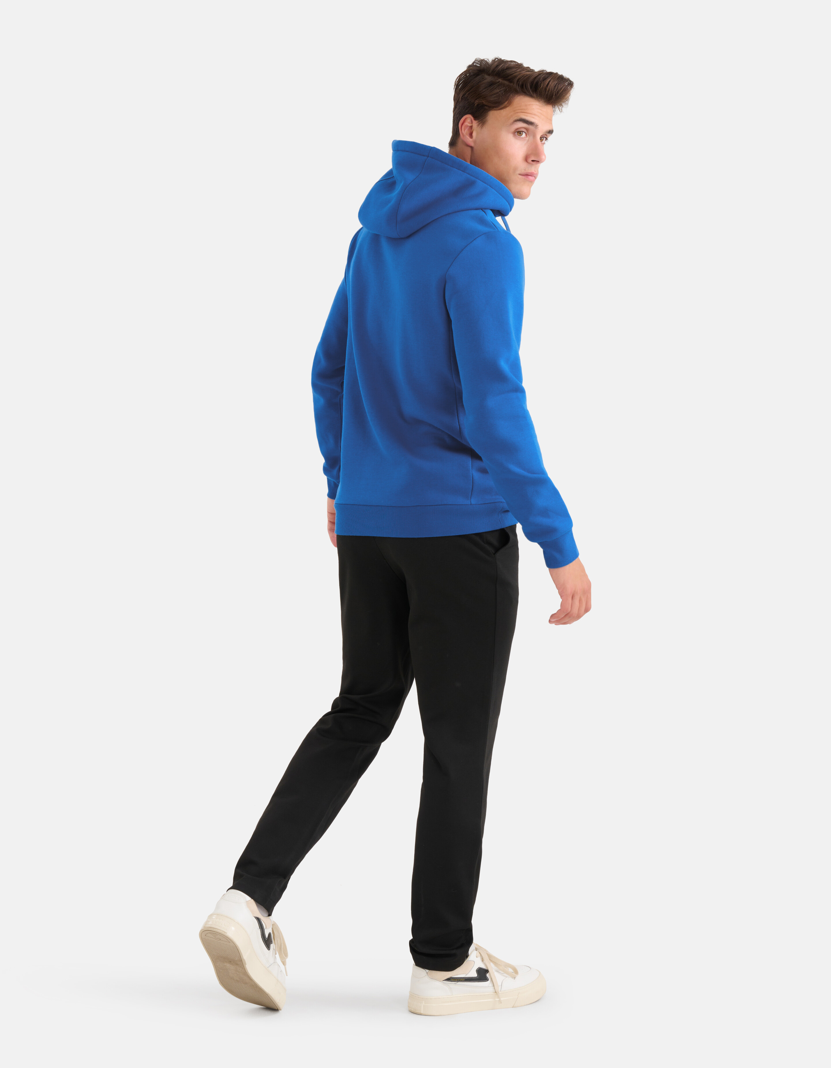 Embroidery Hoodie Blauw SHOEBY MEN