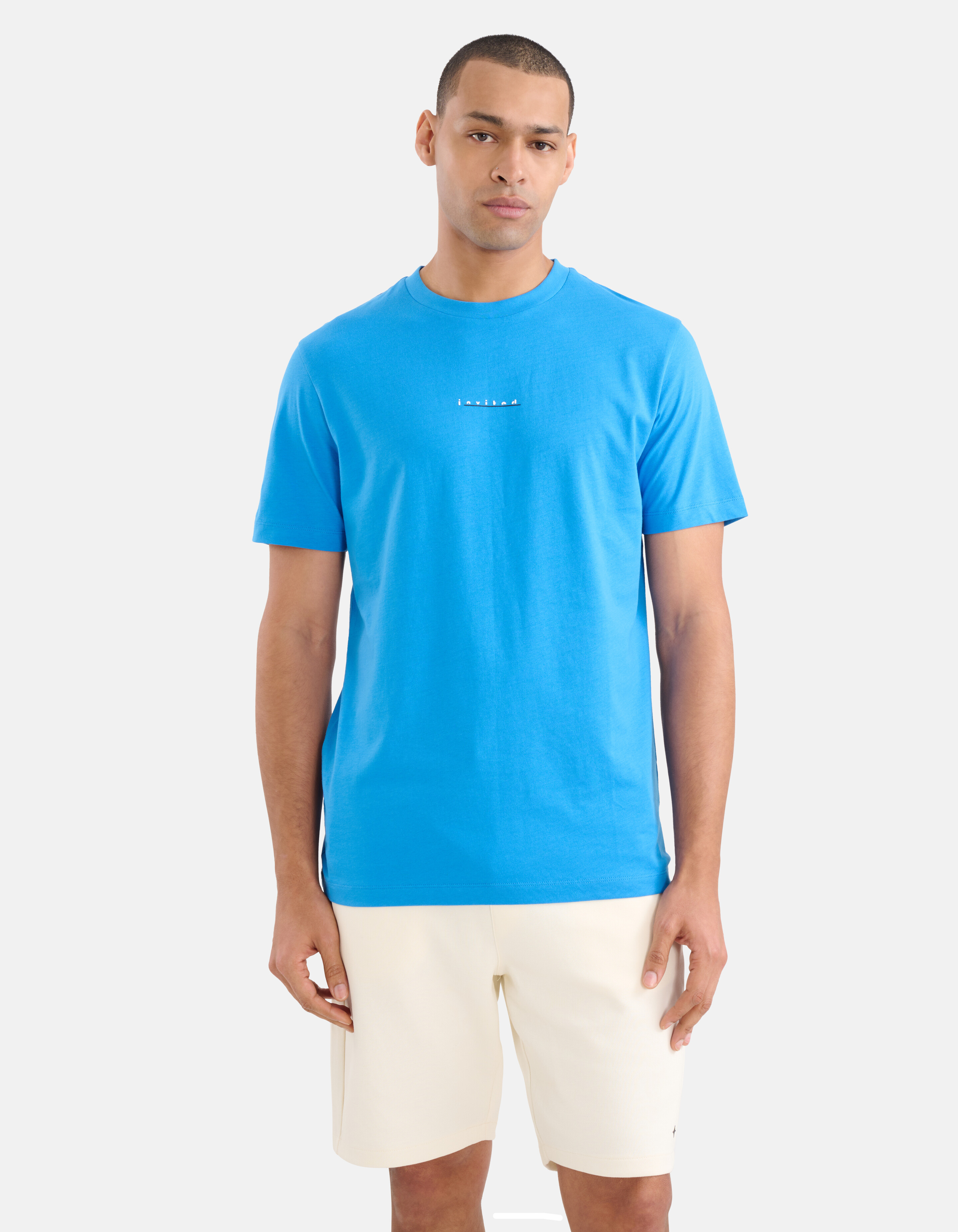 Artwork T-shirt Blauw SHOEBY MEN