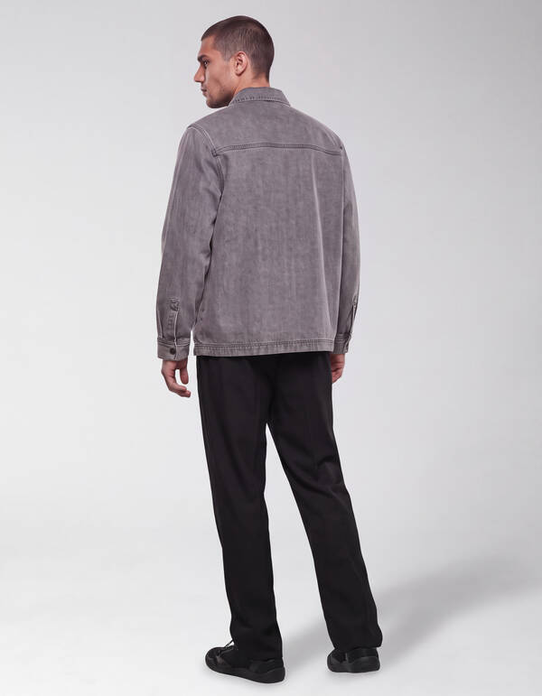 Twill Pintuck Broek Zwart SHOEBY MEN
