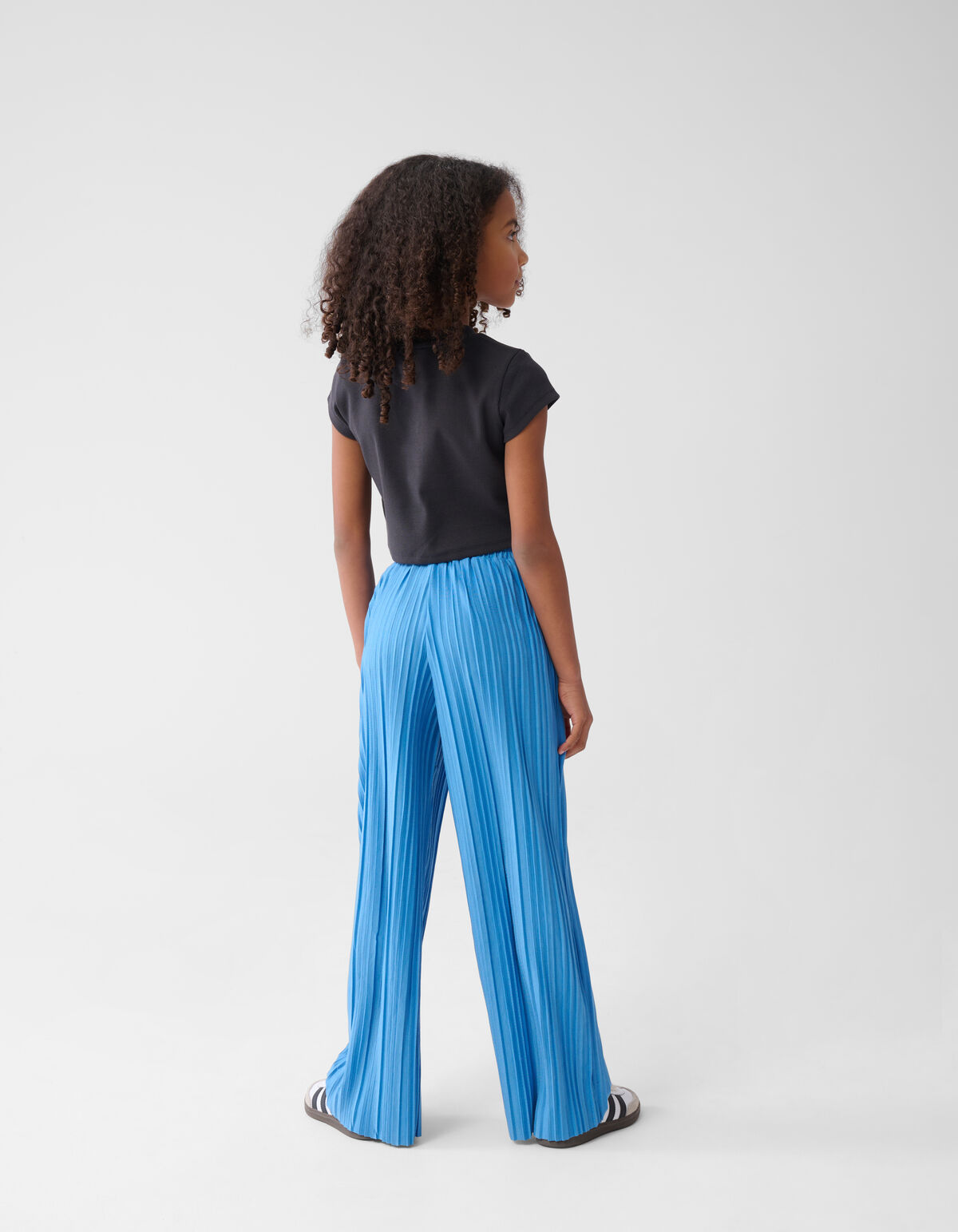 Plissé Broek Blauw SHOEBY GIRLS