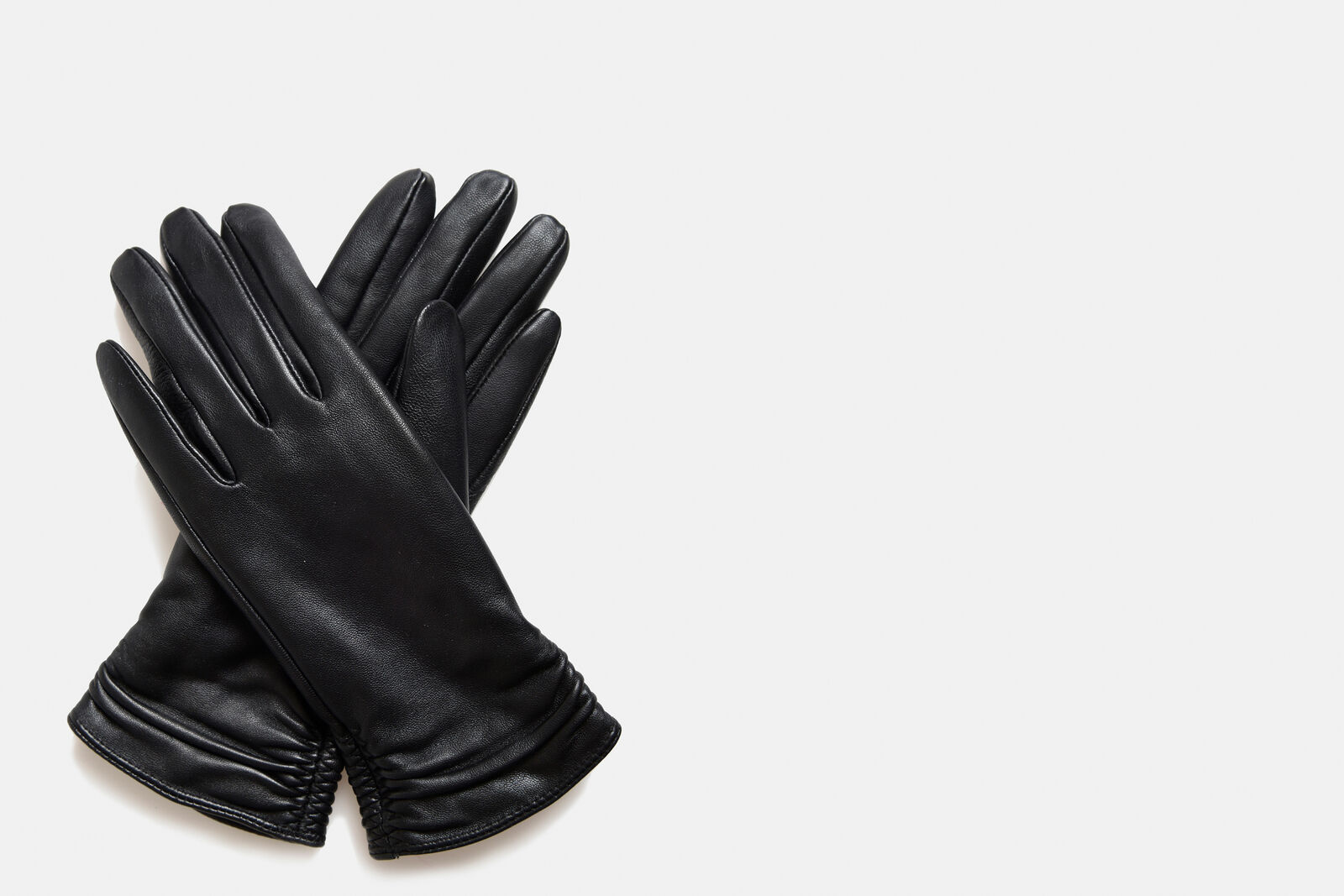 Fem Leren Handschoenen