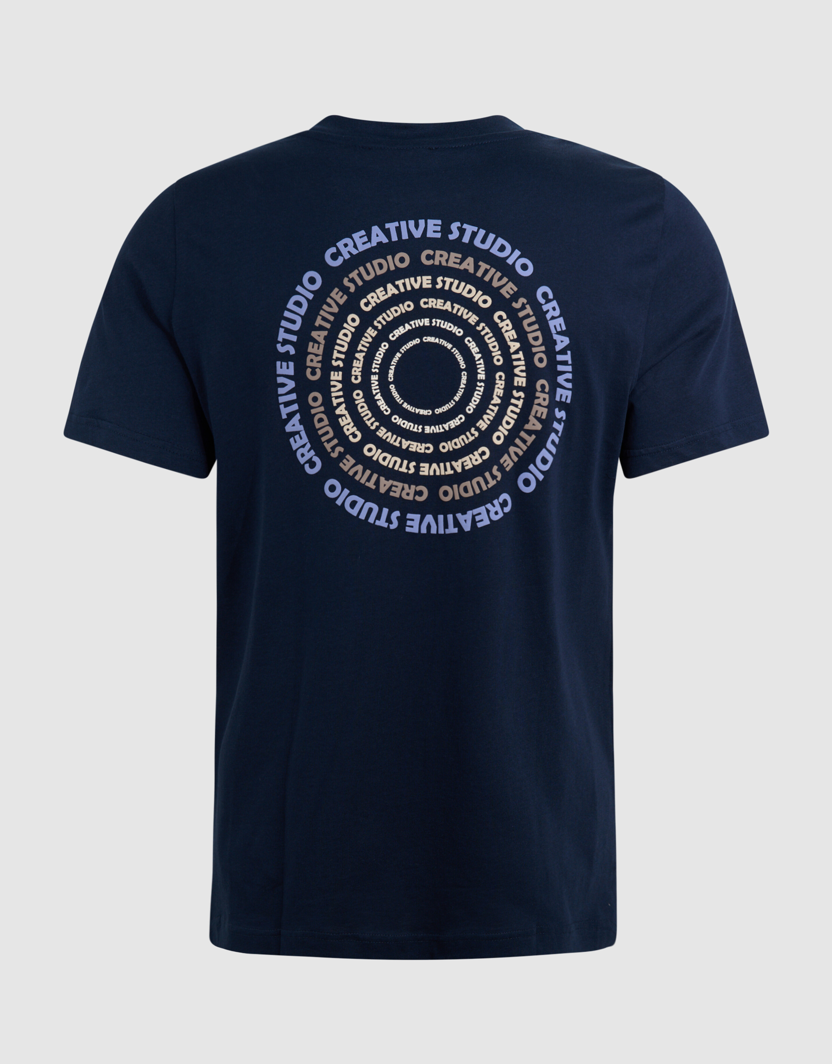 Cirkle Artwork T-shirt Donkerblauw SHOEBY MEN