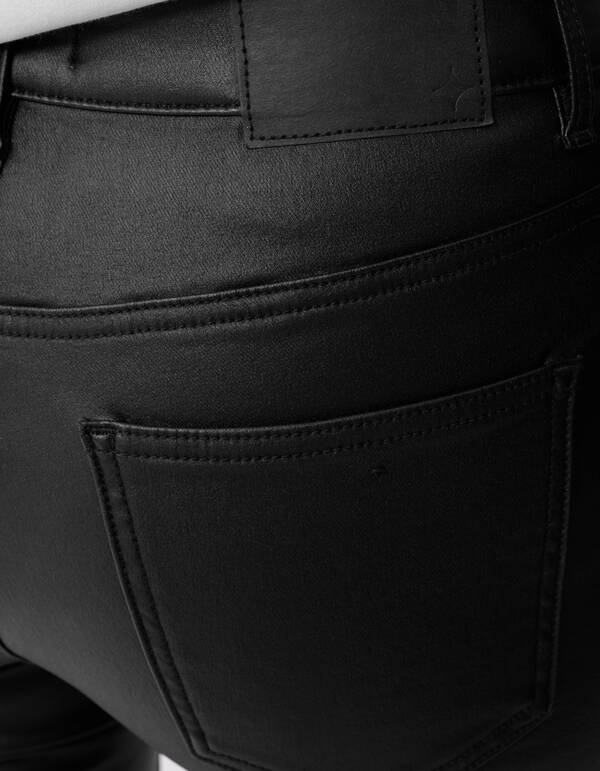 Coated Broek Zwart Eksept