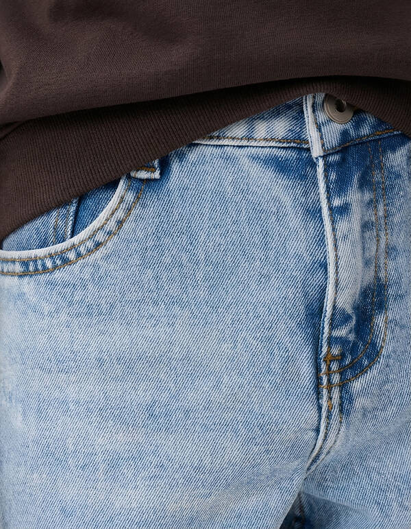 Tapered Fit Jeans Bleached SHOEBY BOYS