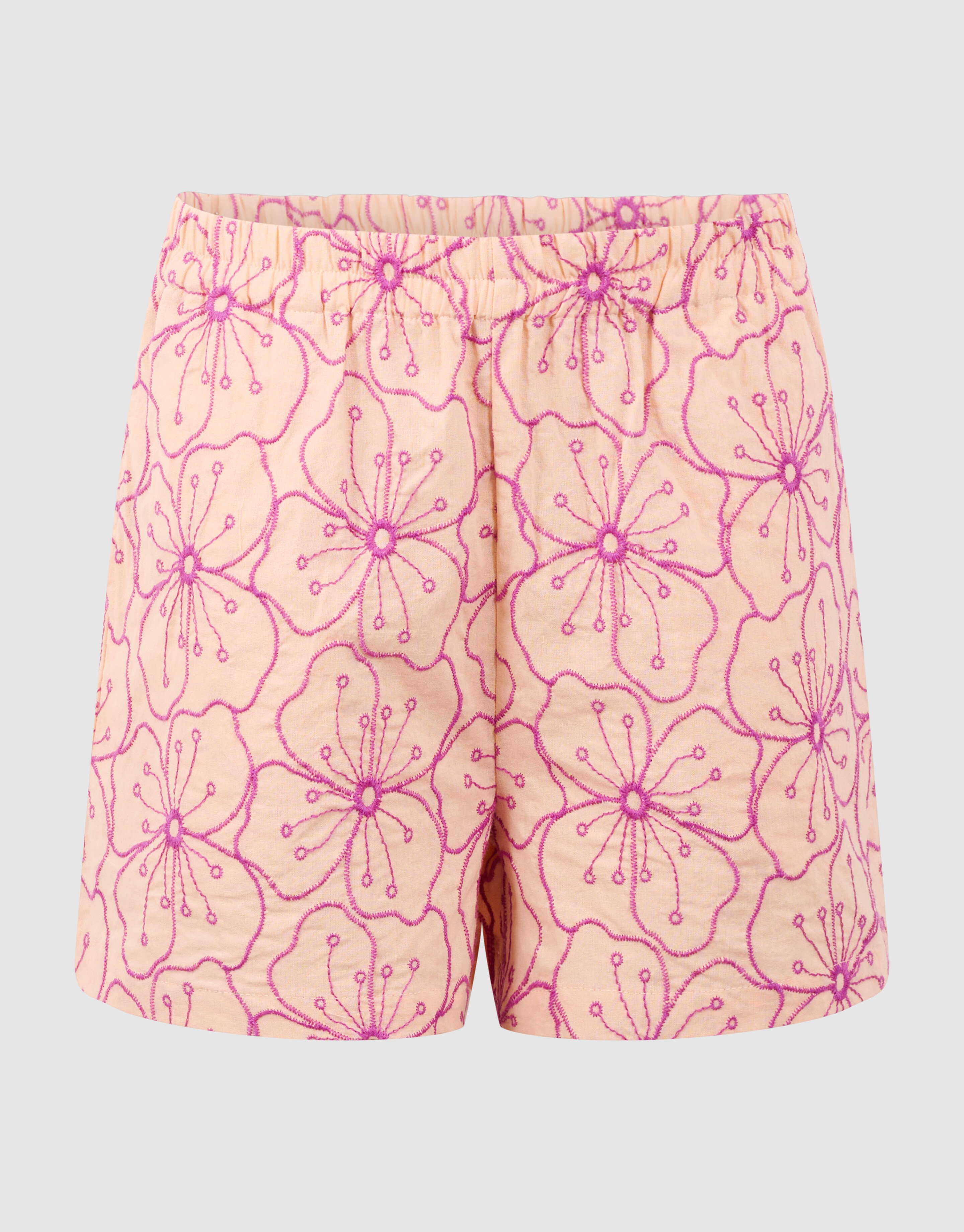 Flower Embroidery Short Lichtoranje SHOEBY GIRLS