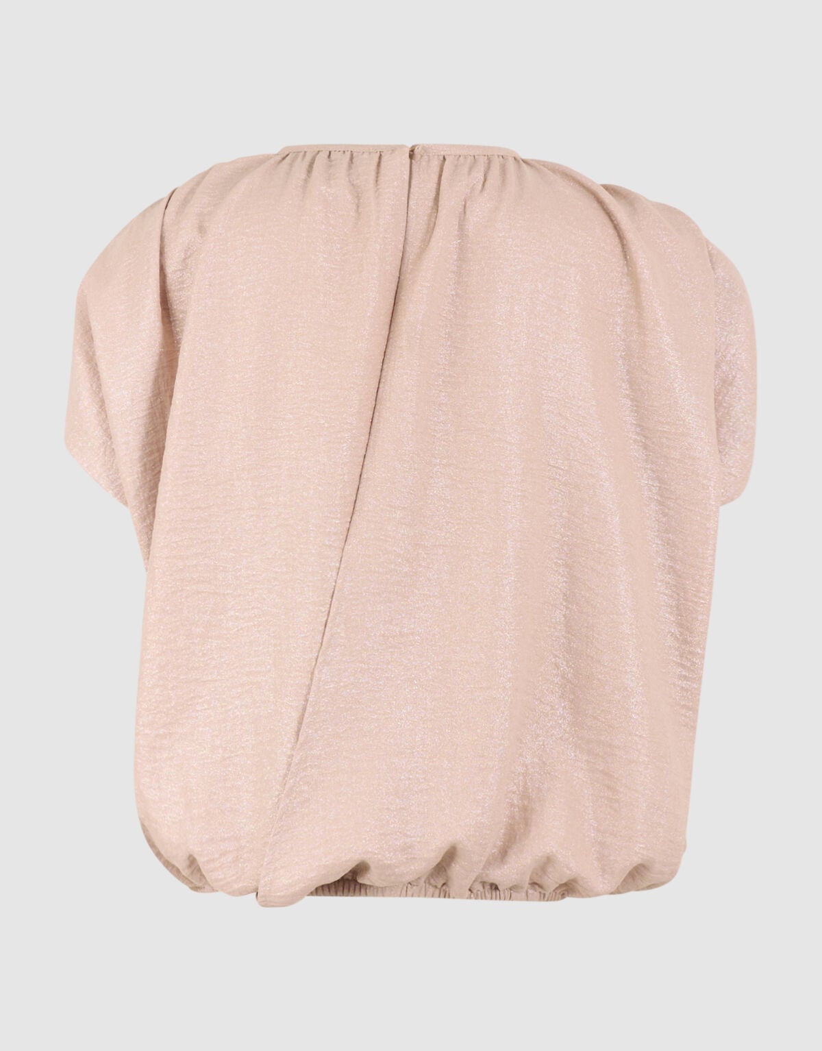 Glitter Cropped Twist Top Zand SHOEBY WOMEN