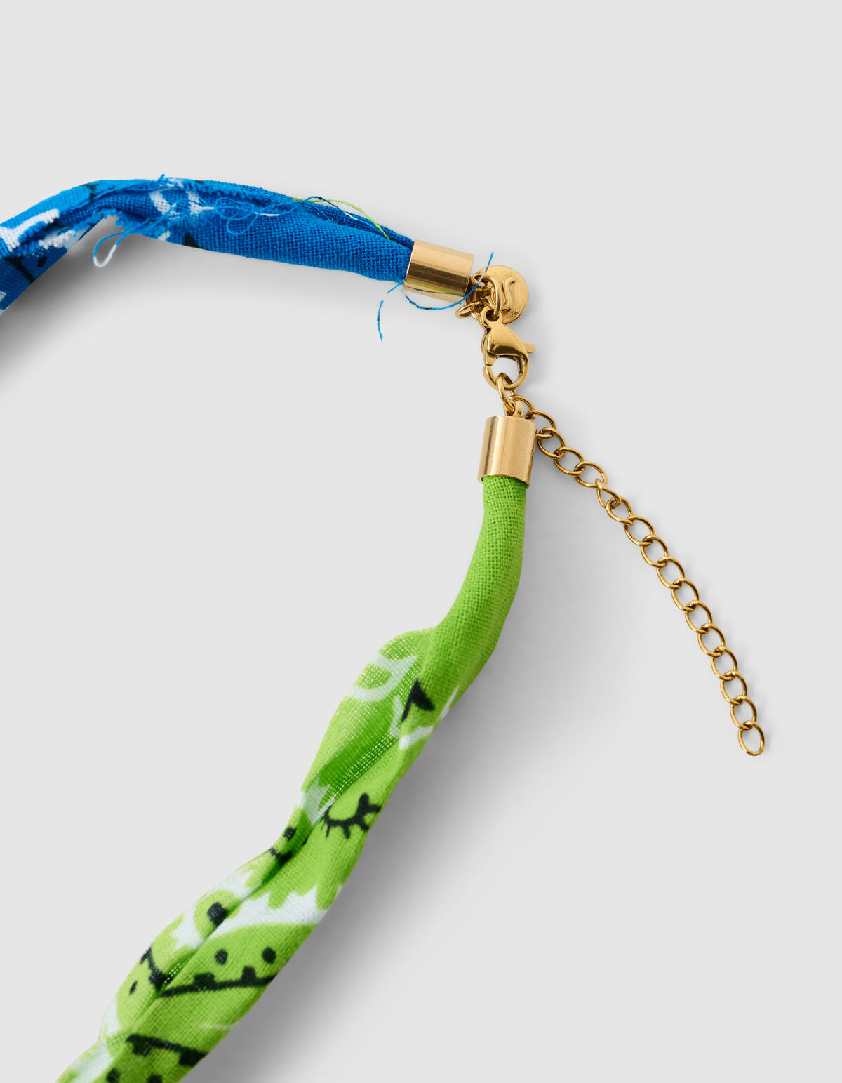 Bandana Charm Ketting Blauw SHOEBY ACCESSOIRES