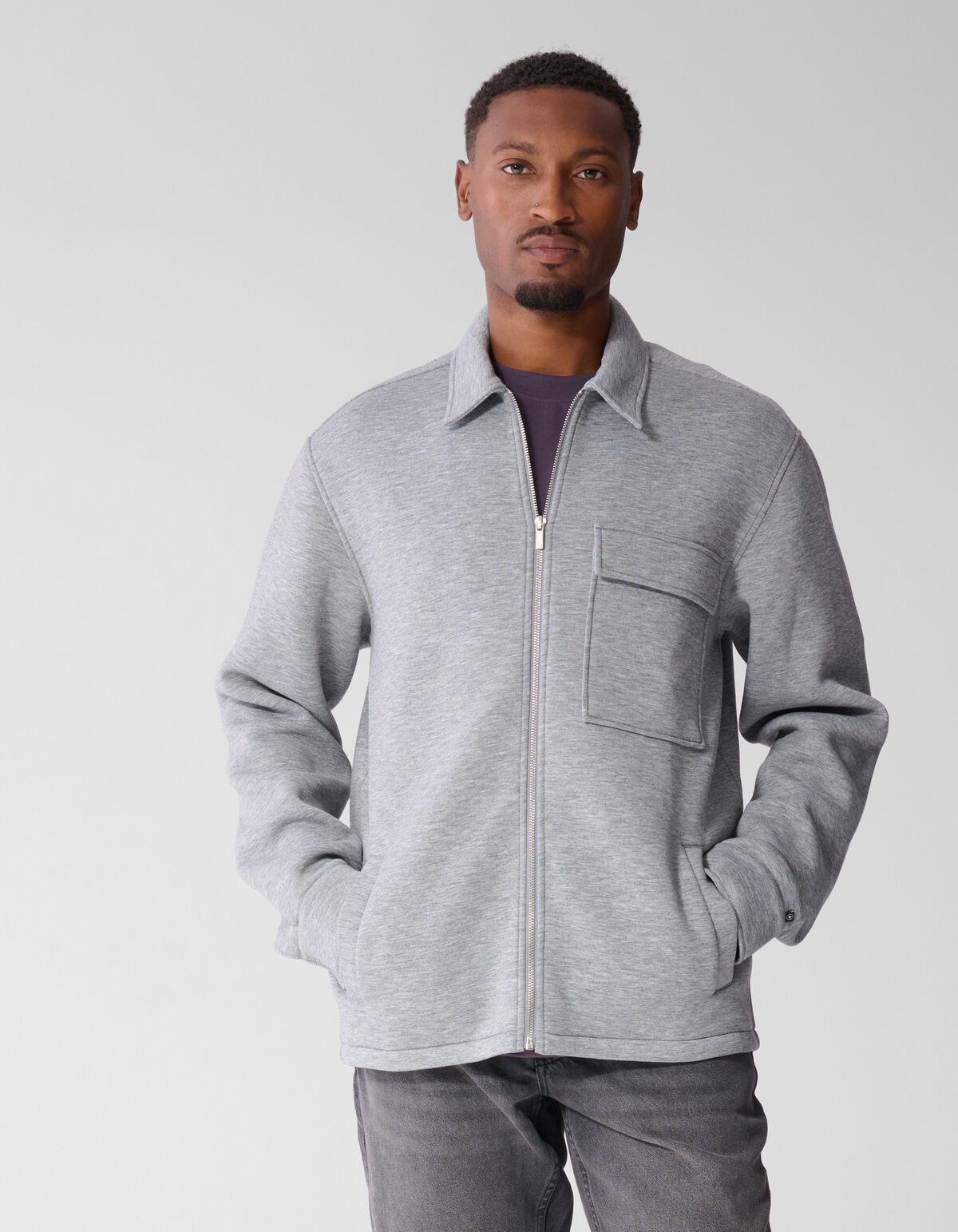 Scuba Overshirt Lichtgrijs SHOEBY MEN