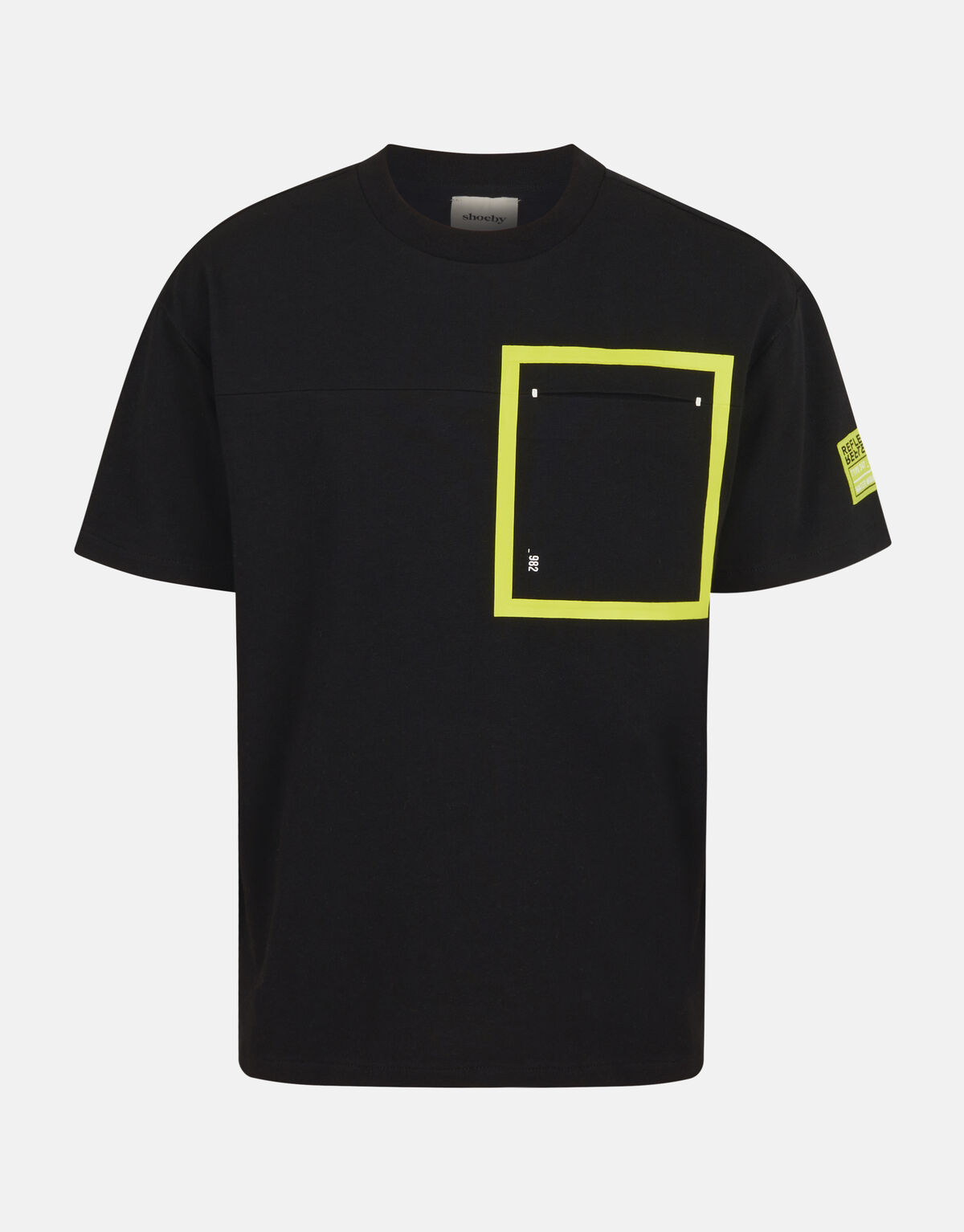 Oversized T-shirt Zwart SHOEBY BOYS