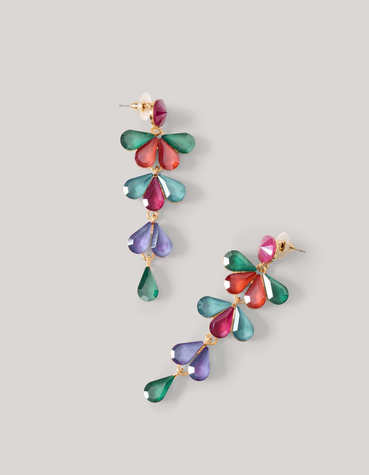 Leaf Oorbellen Multicolor SHOEBY ACCESSOIRES