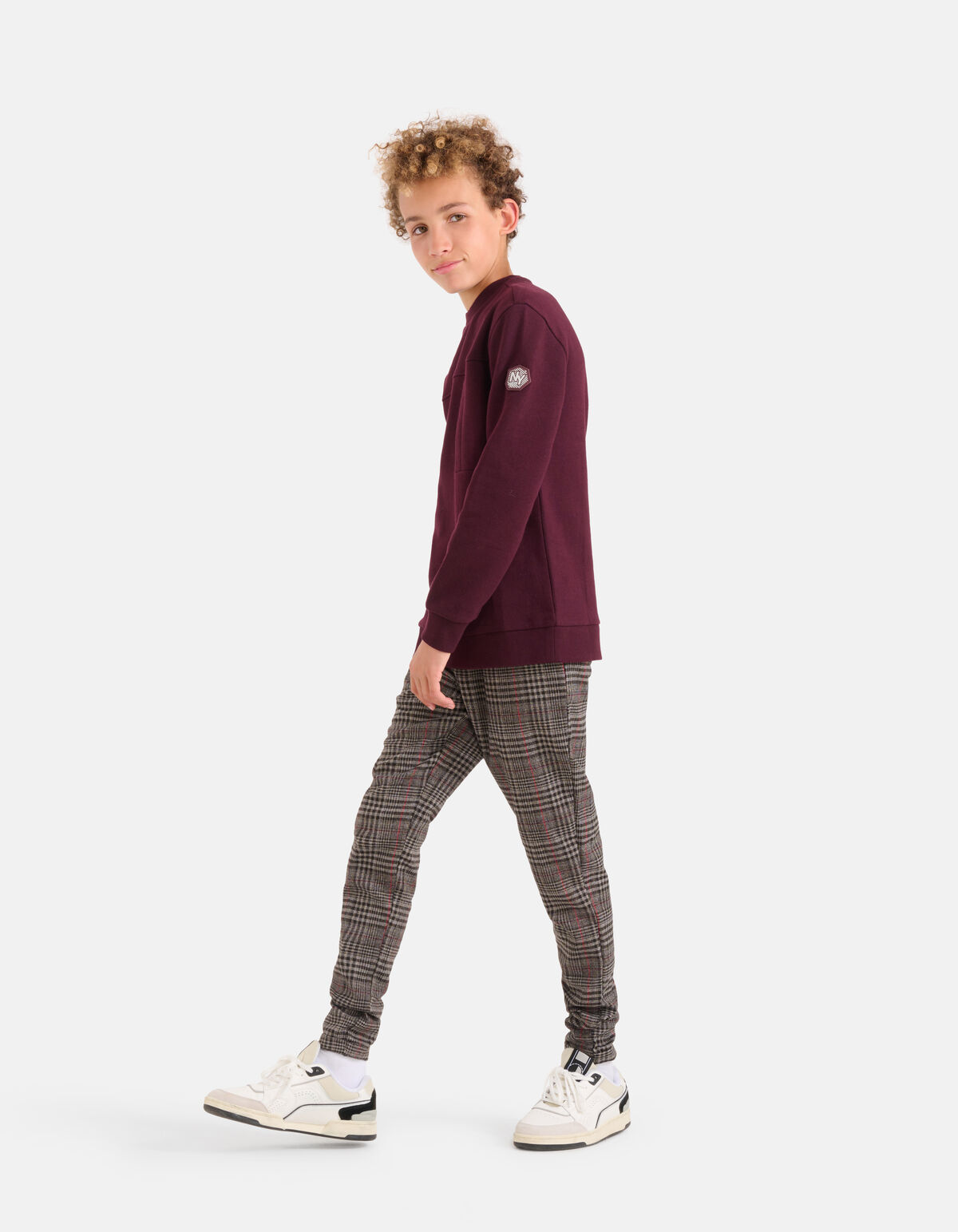 Pocket Sweater Bordeaux SHOEBY BOYS