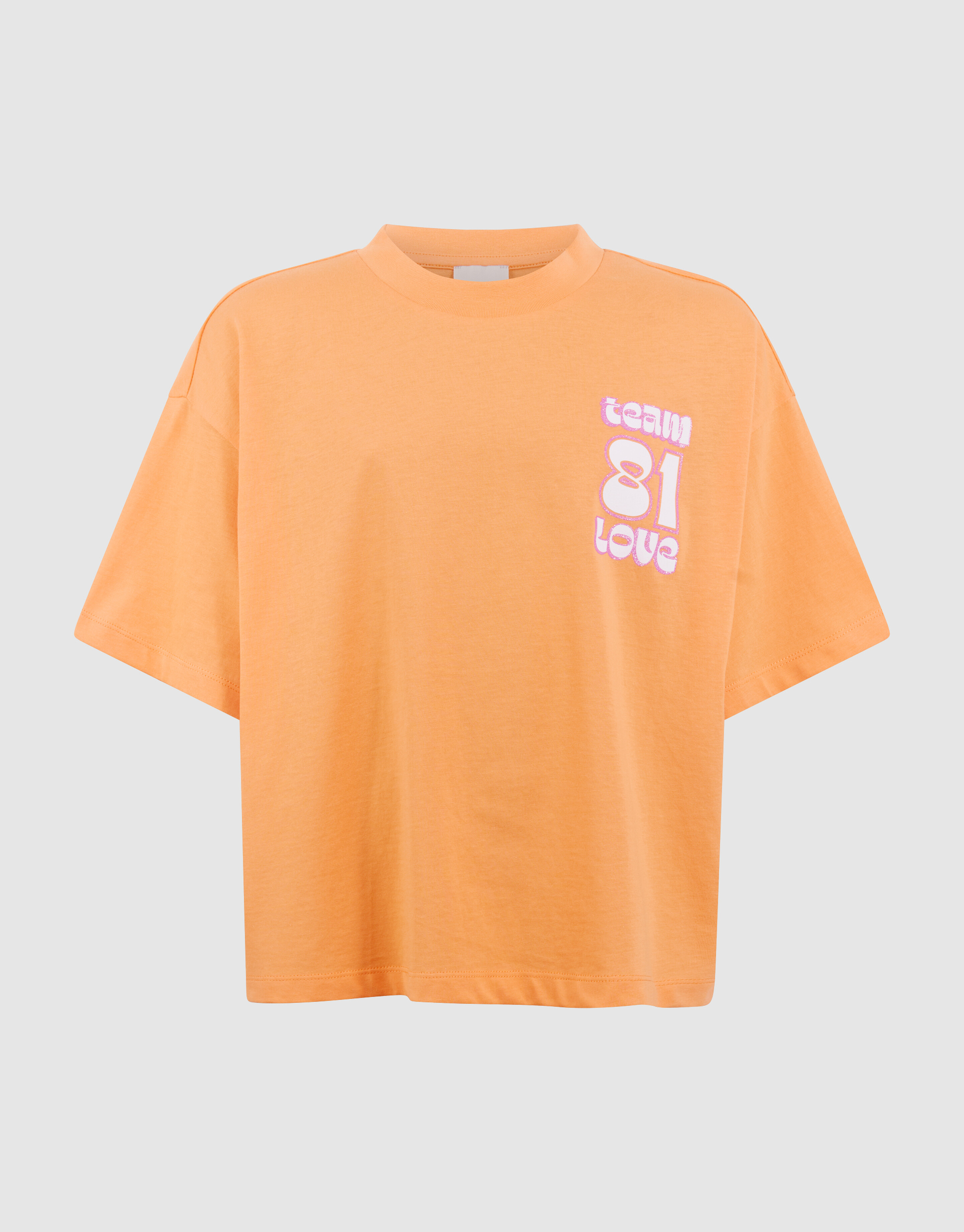 Team Love Artwork T-shirt Oranje SHOEBY GIRLS