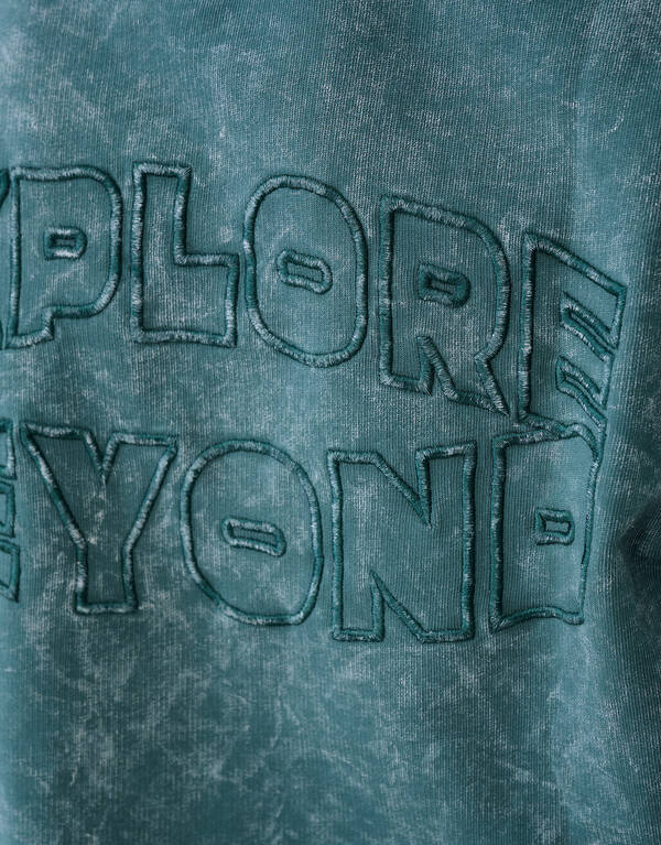 Washed Artwork Sweater Donkerblauw SHOEBY BOYS