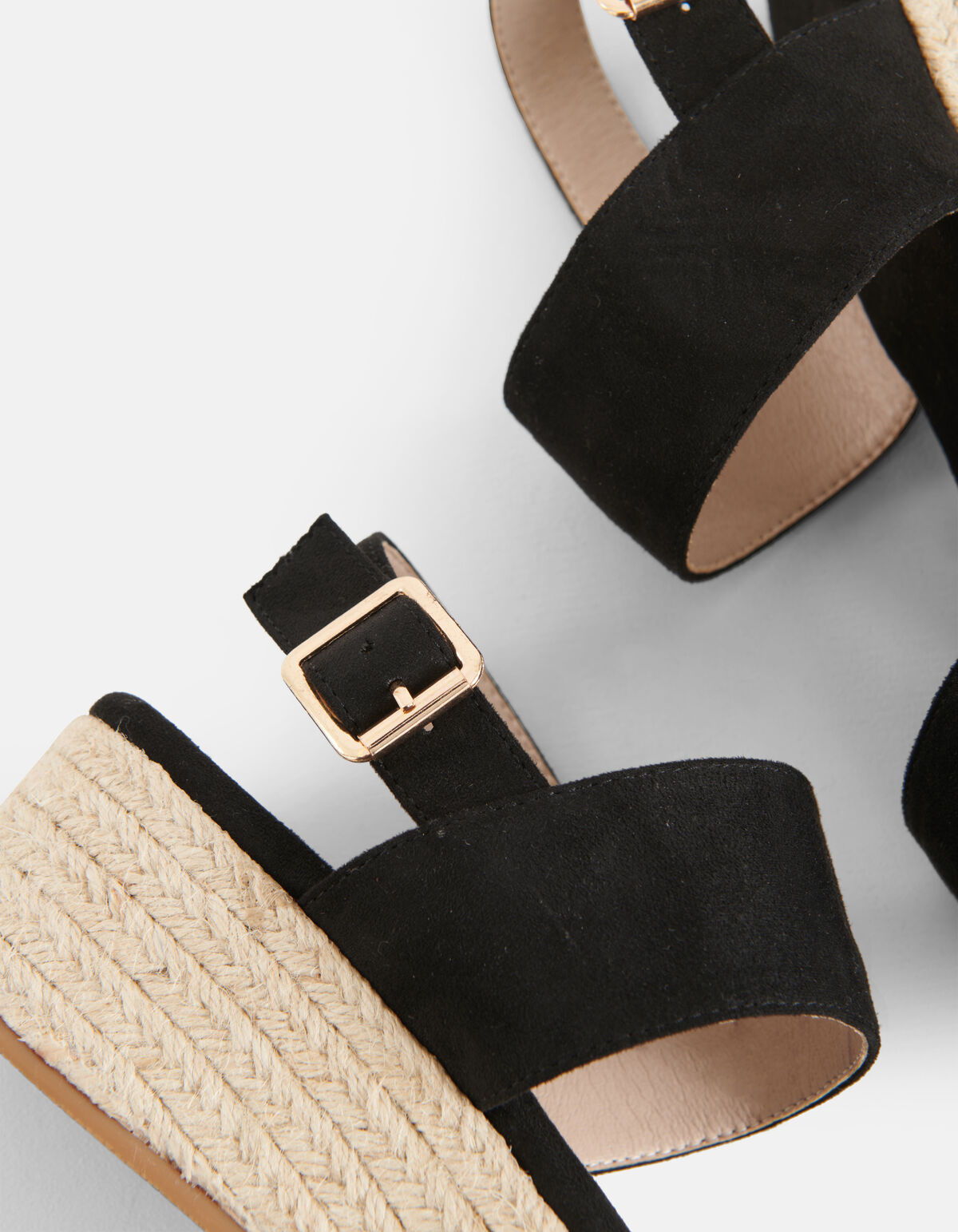 Espradilles Sleehak Zwart SHOEBY SHOES