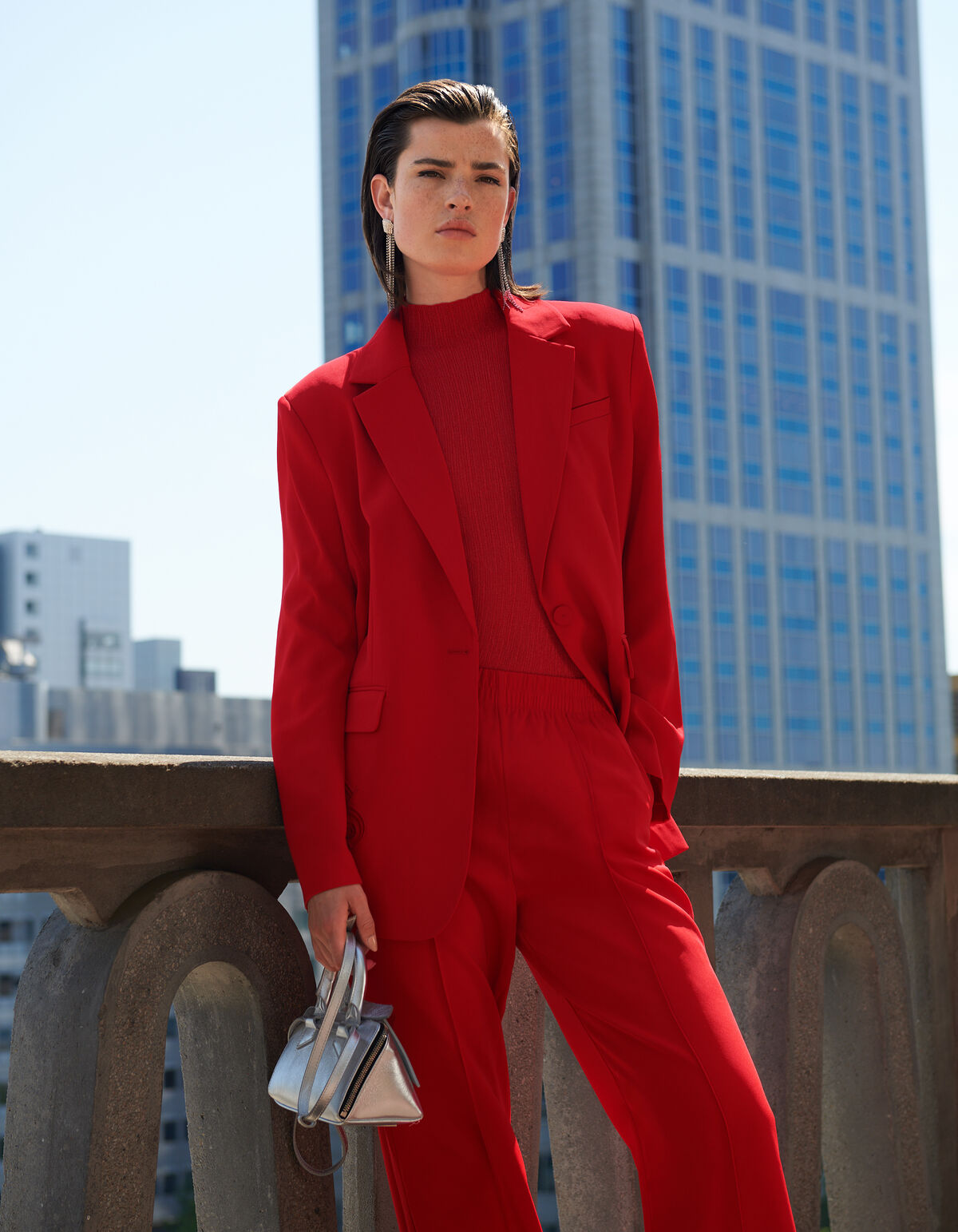 Glitter Top Rood SHOEBY WOMEN