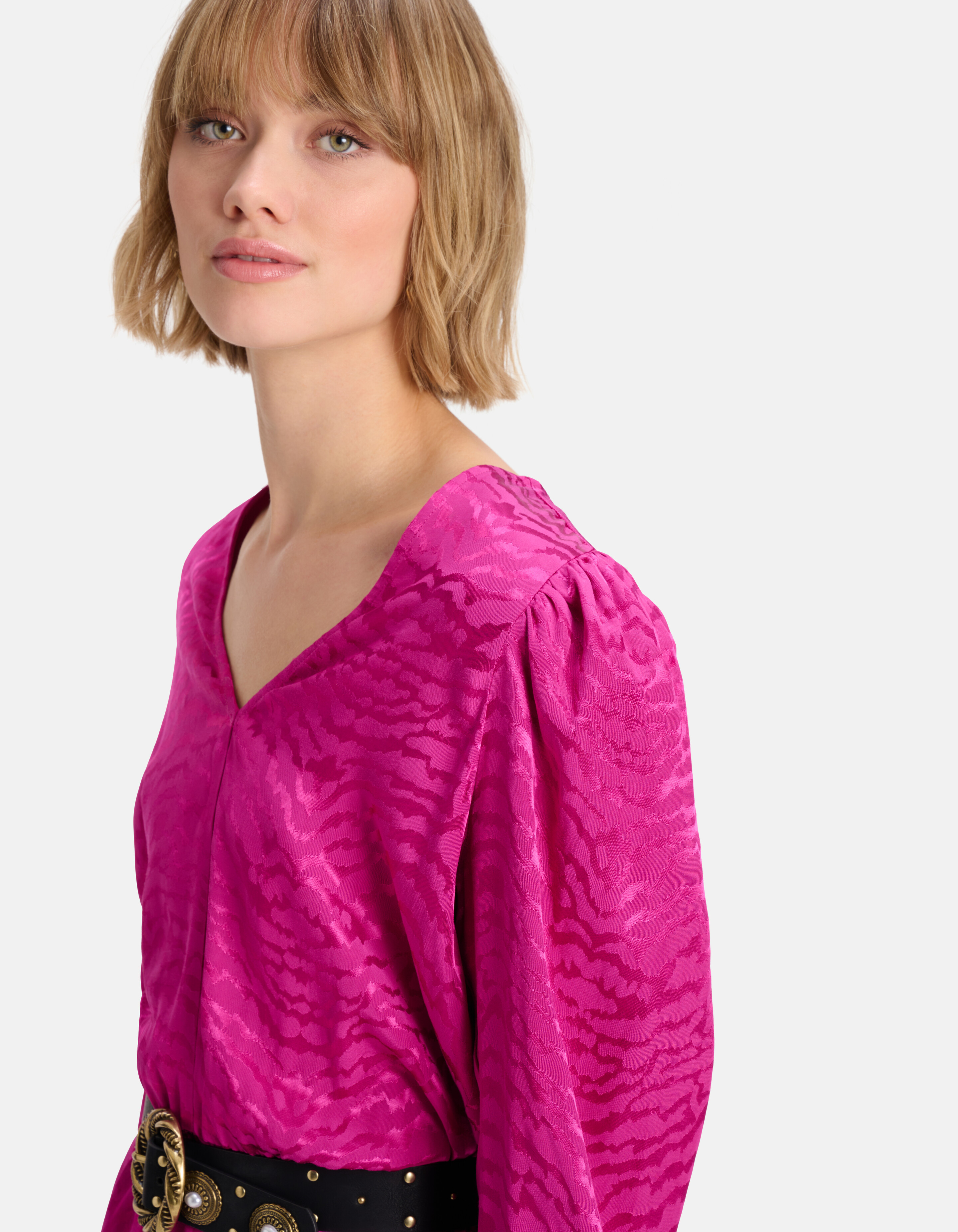 Jacquard Jurk Roze SHOEBY WOMEN