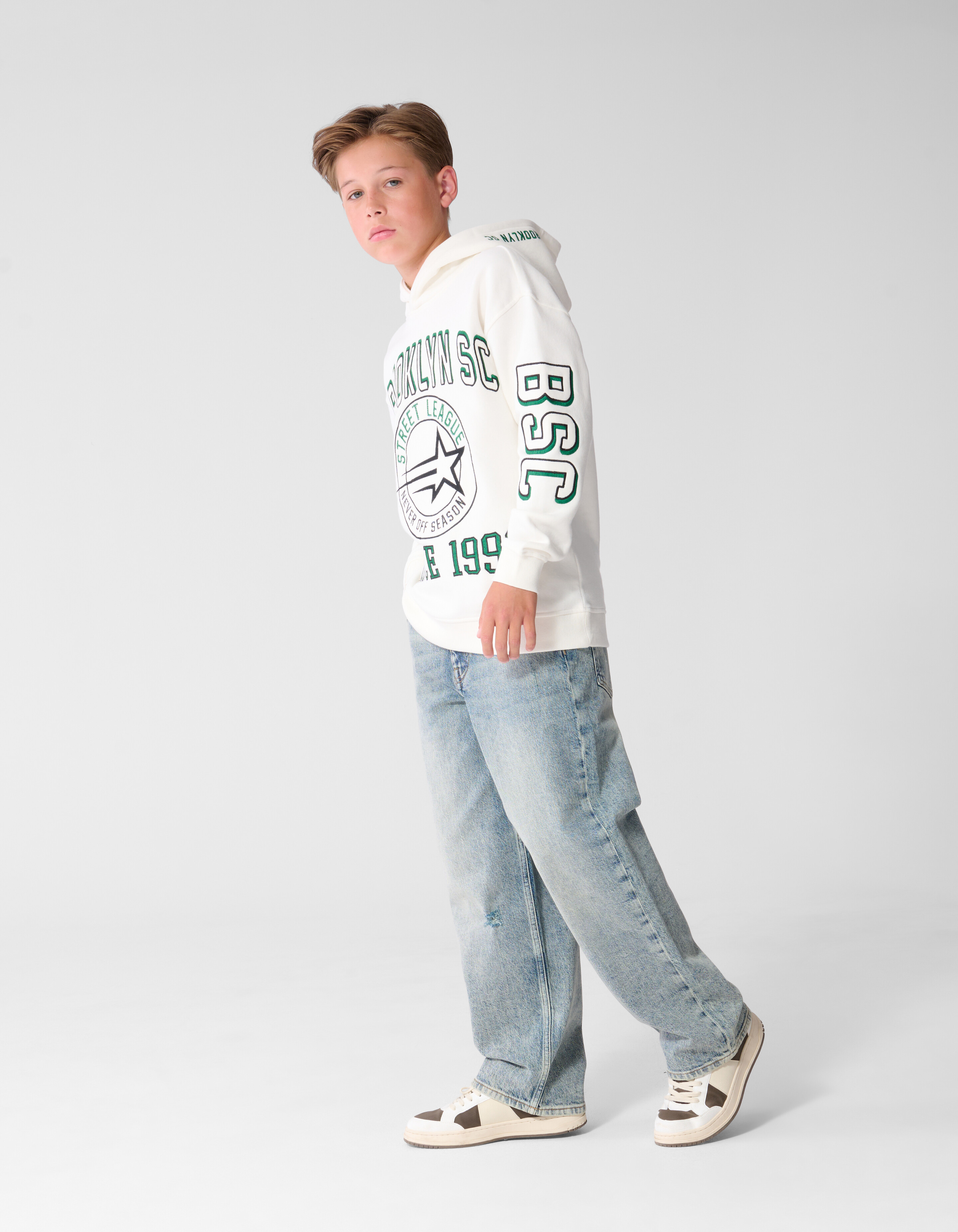 Ultra Baggy Fit Jeans Blauw SHOEBY BOYS
