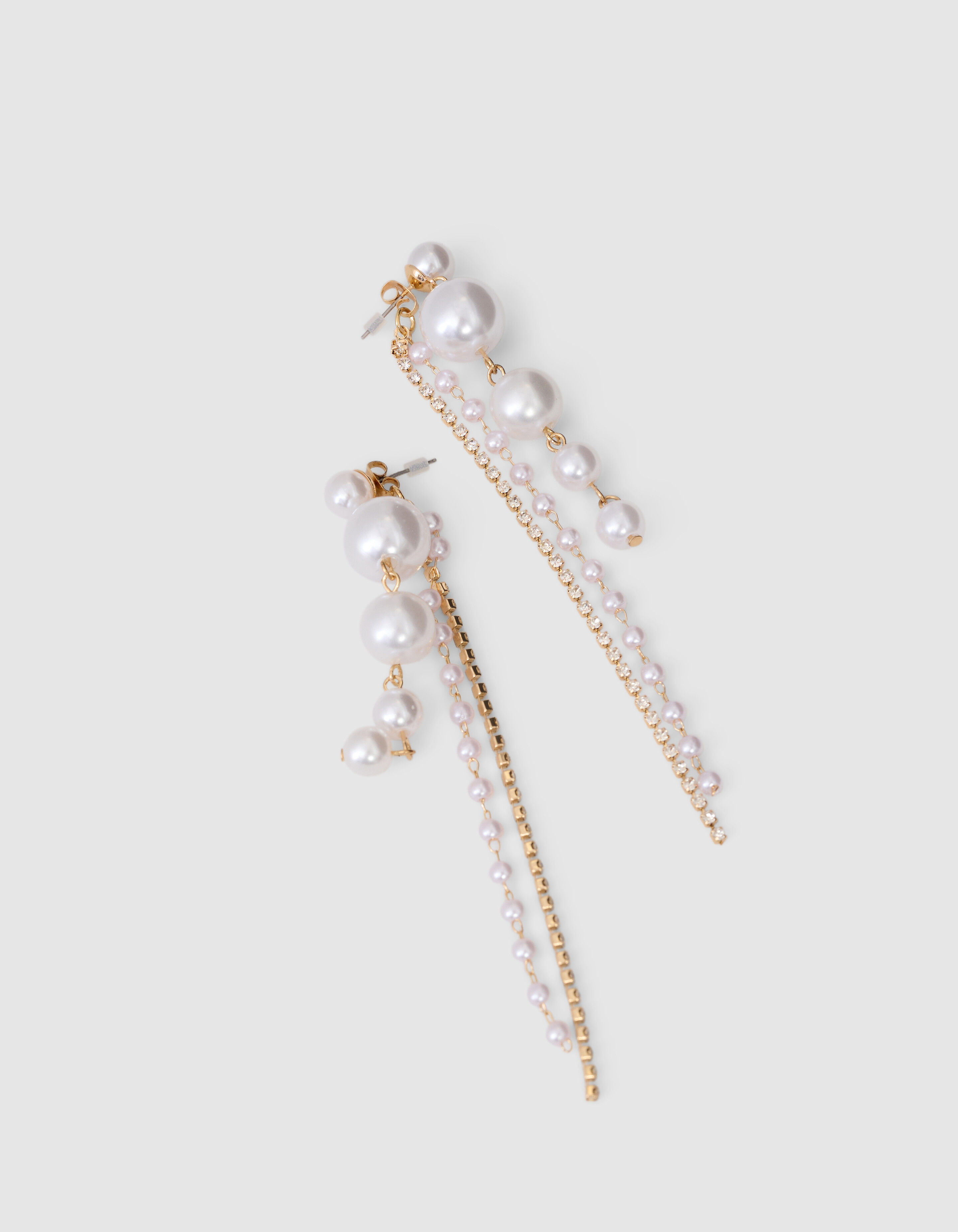 Parel Strass Oorbellen Goud SHOEBY ACCESSOIRES