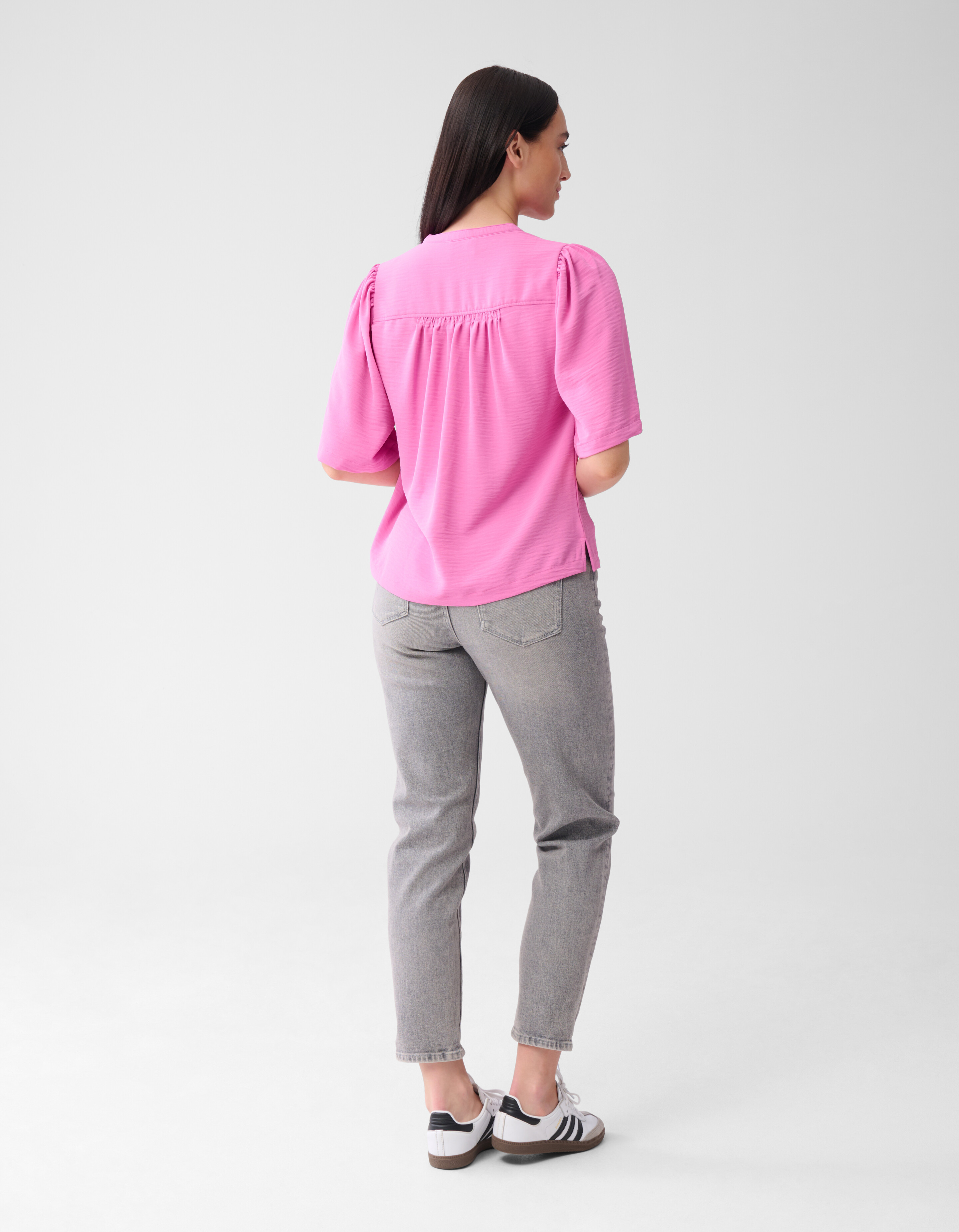 Tapered Fit Jeans Grijs SHOEBY WOMEN