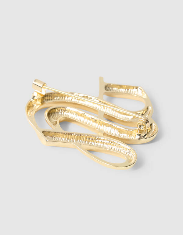 Shoeby Logo Broche Goud SHOEBY ACCESSOIRES