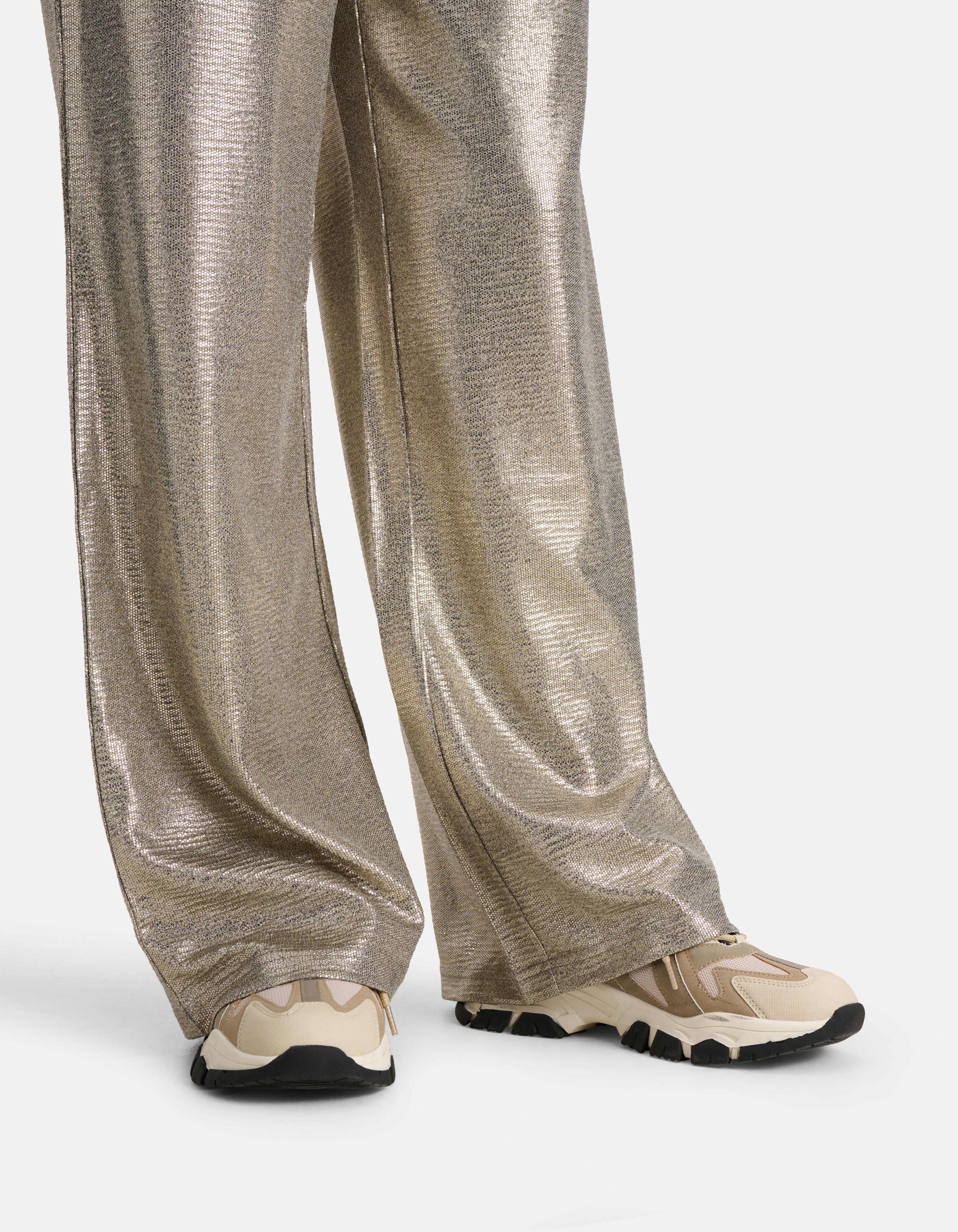 Coated Broek Zilver SHOEBY WOMEN