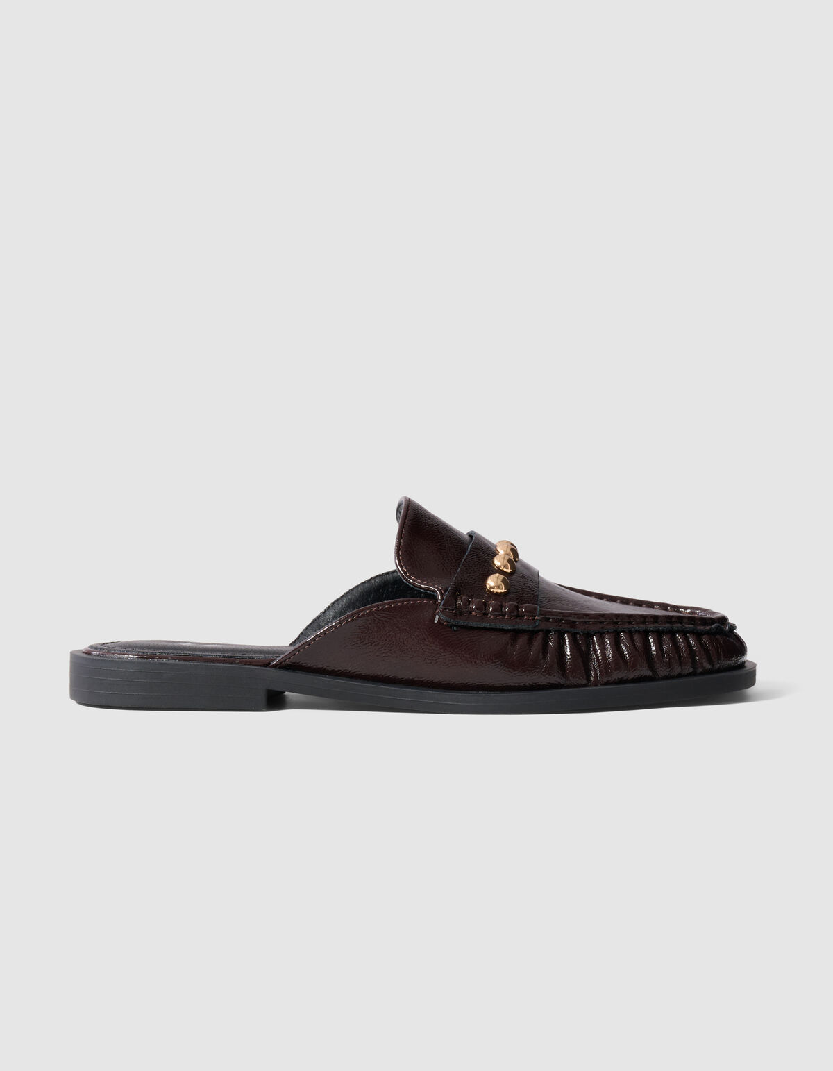 Studded Loafer Donkerrood SHOEBY SHOES