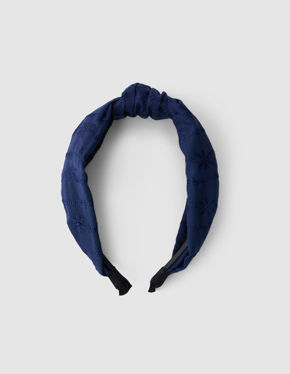 Embroidery Knot Haarband Donkerblauw SHOEBY ACCESSOIRES
