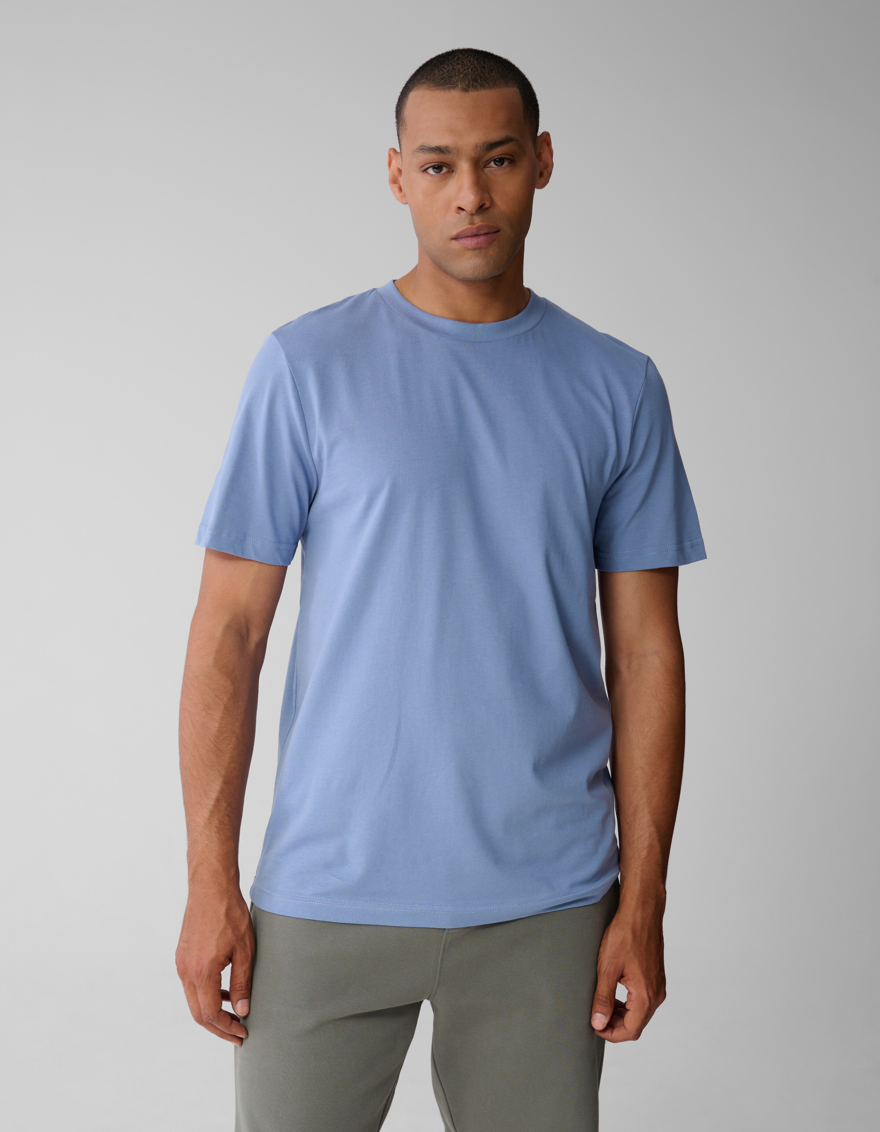 Tekst Artwork T-shirt Lichtblauw SHOEBY MEN