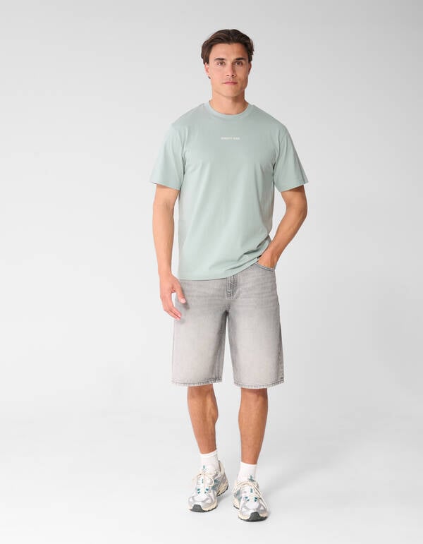 Eighty One Tekst T-shirt Lichtgroen SHOEBY MEN