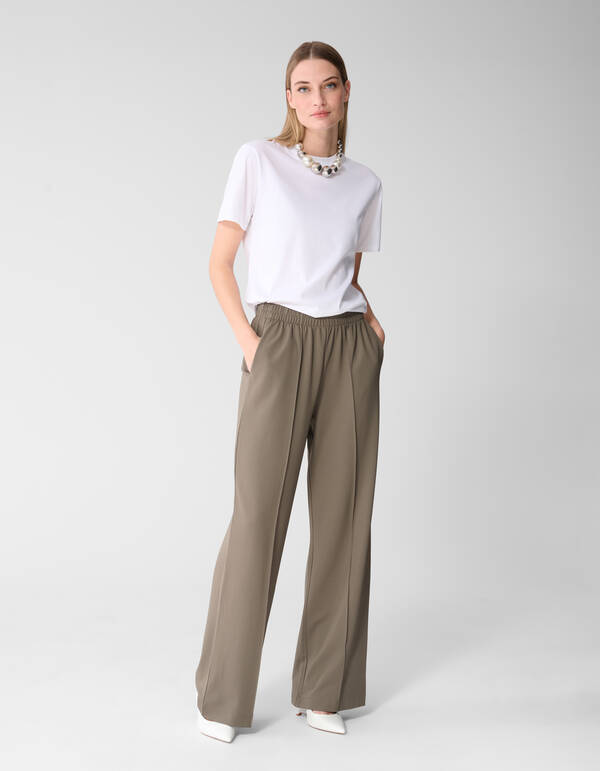 Basis T-shirt Wit SHOEBY WOMEN