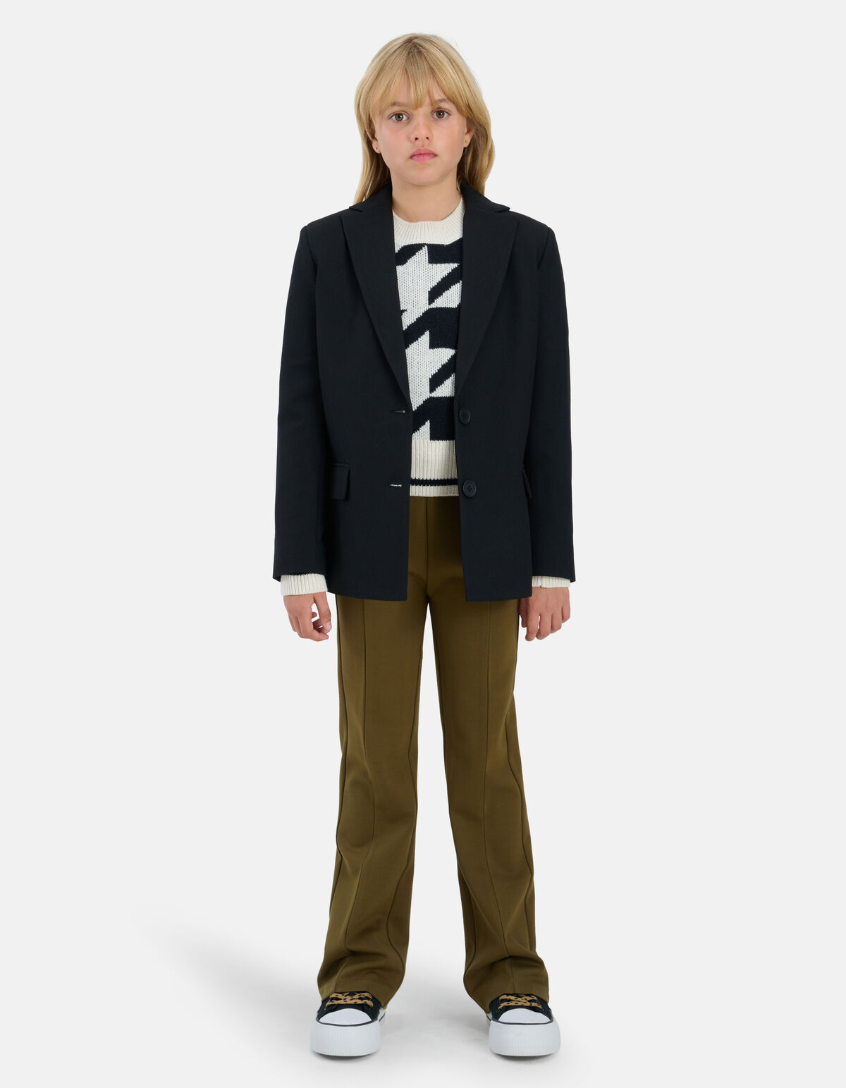 Stretch Legging Donkergroen SHOEBY GIRLS
