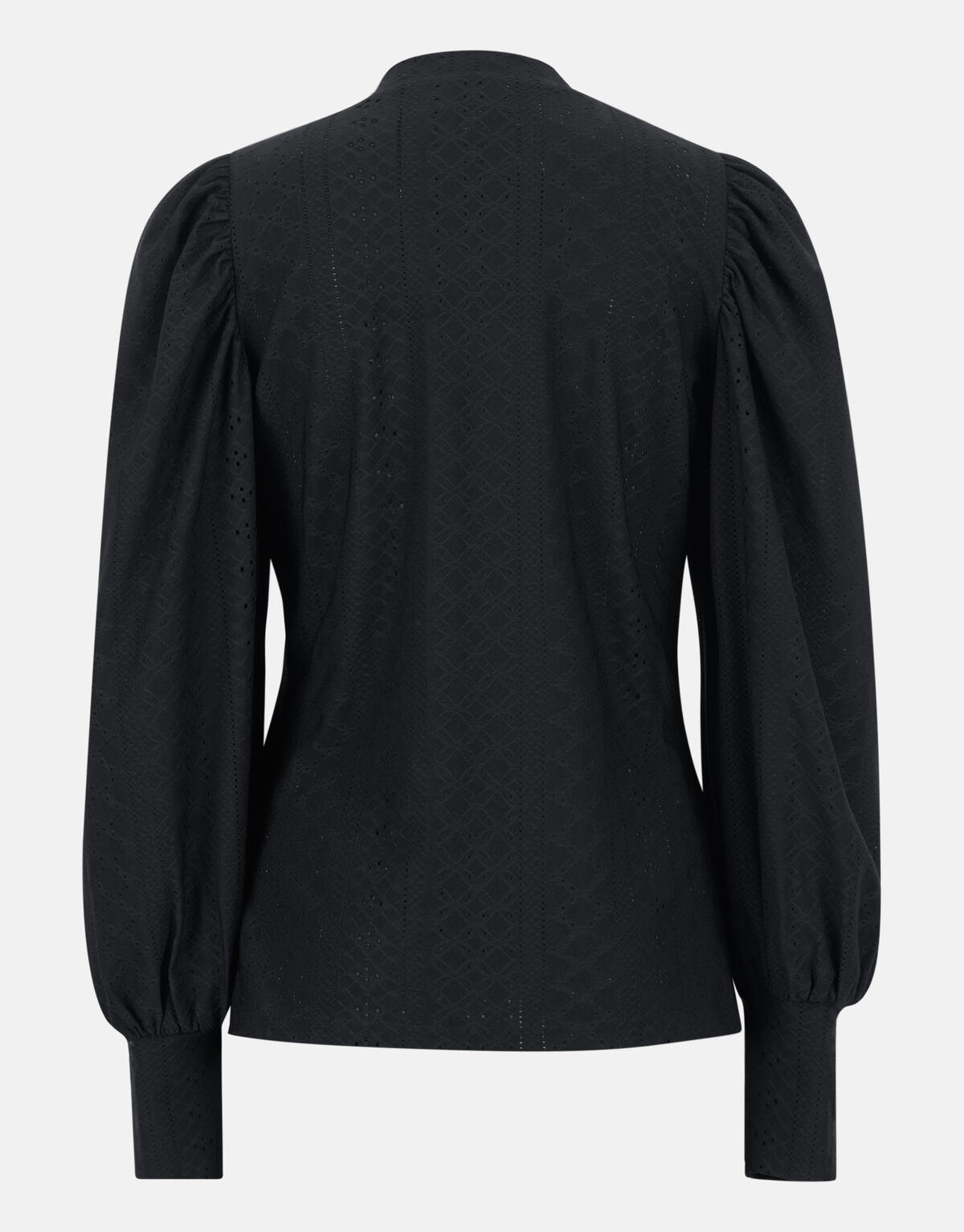 Embroidery Jersey Top Zwart SHOEBY WOMEN