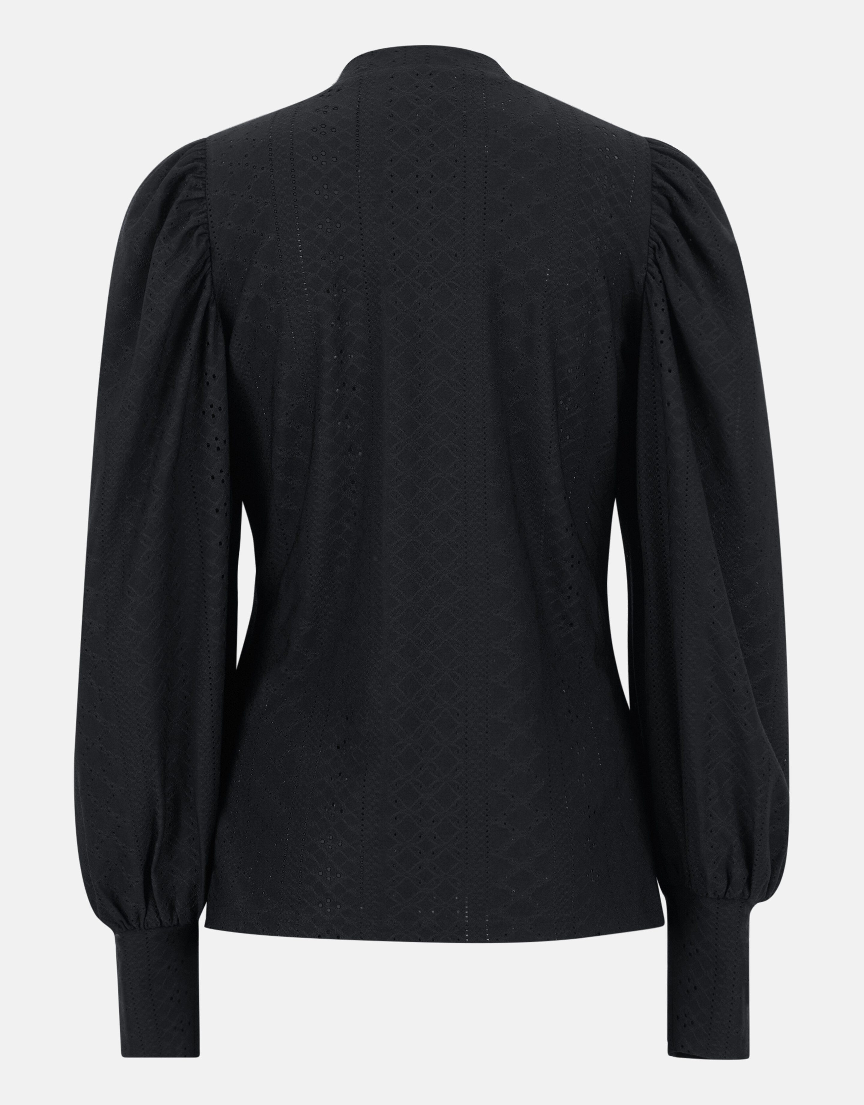 Embroidery Jersey Top Zwart SHOEBY WOMEN