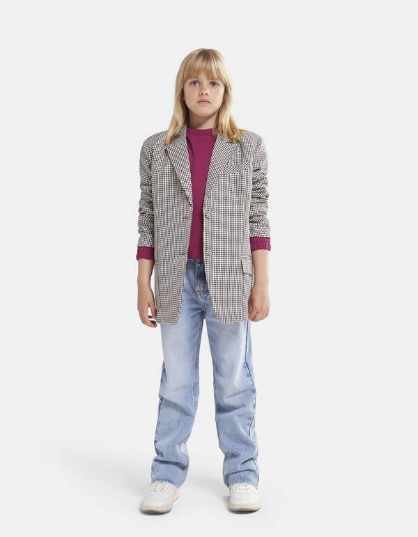 Geruite Blazer SHOEBY GIRLS