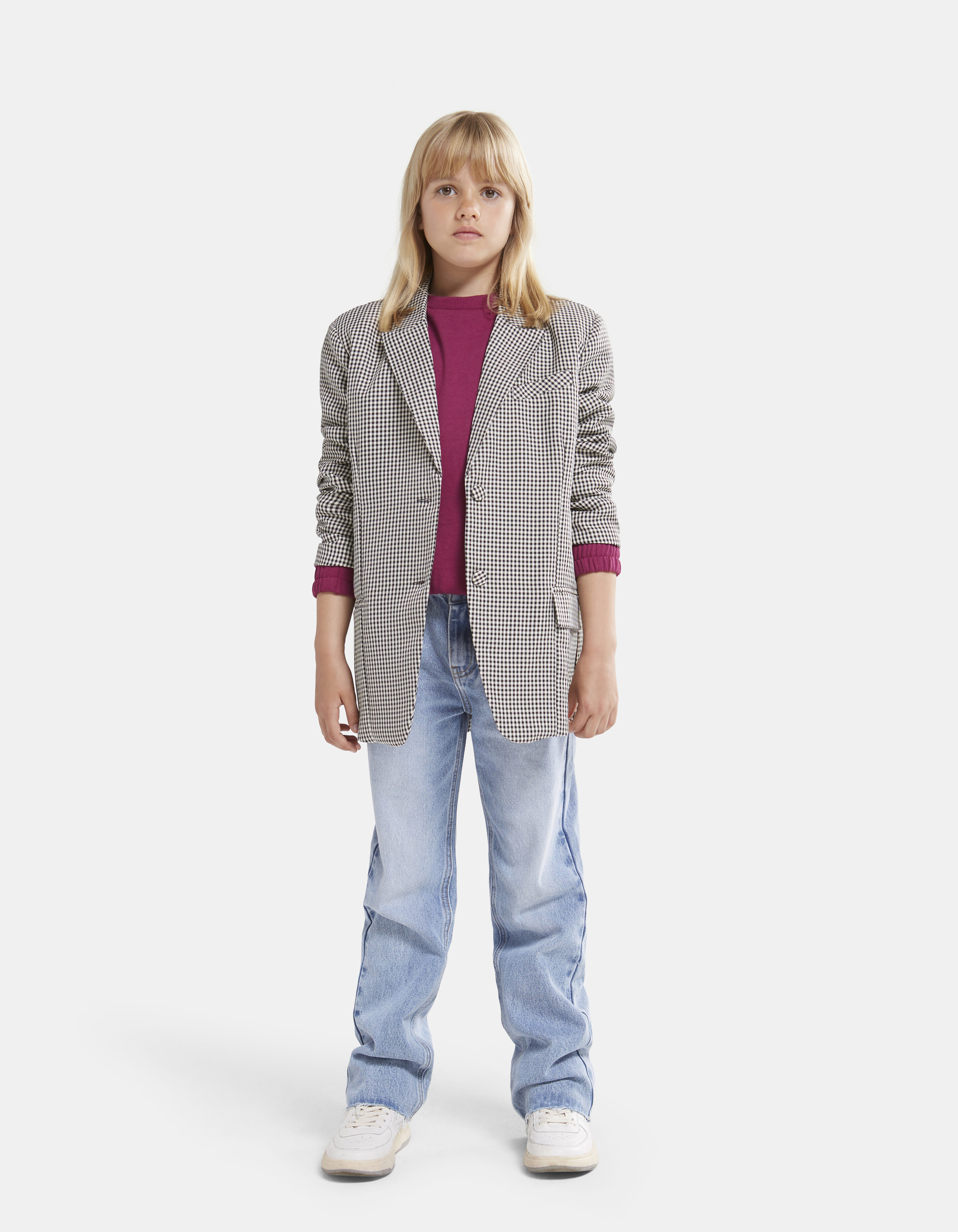 Geruite Blazer SHOEBY GIRLS