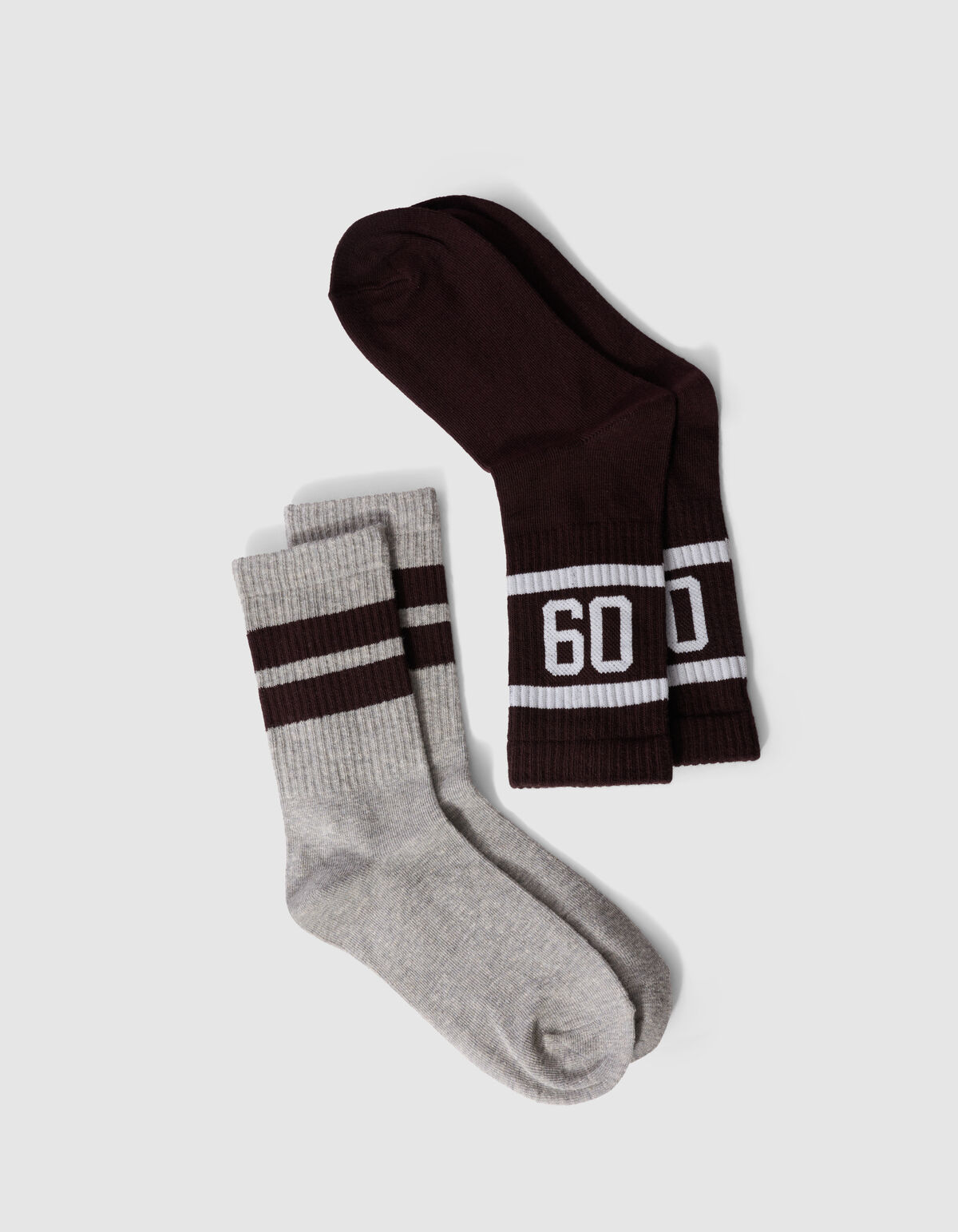 Sporty Sokken Set Zwart/Grijs SHOEBY ACCESSOIRES