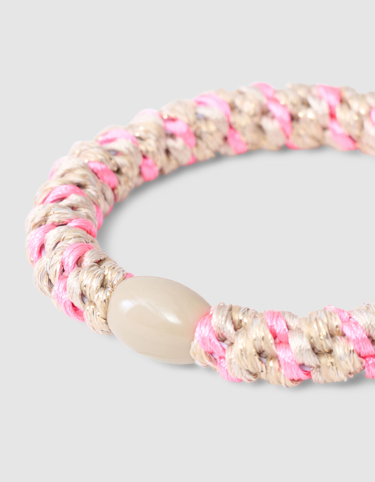 Lurex Haarelastiek Lichtroze SHOEBY ACCESSOIRES