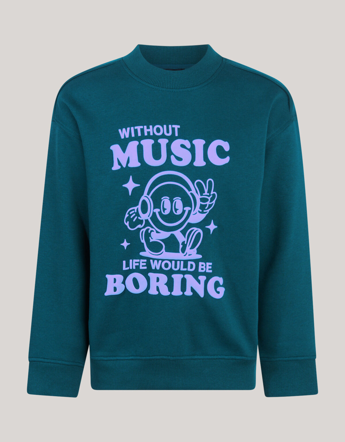 Artwork Sweater Donkergroen SHOEBY BOYS