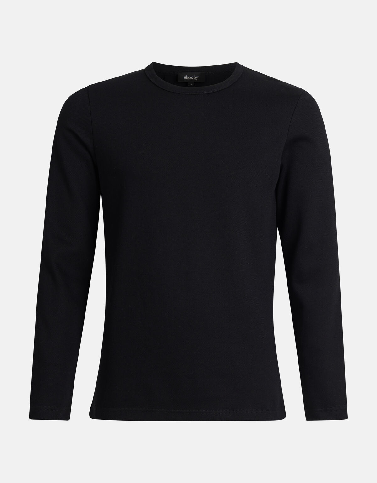 Gestructureerd T-shirt Zwart SHOEBY MEN