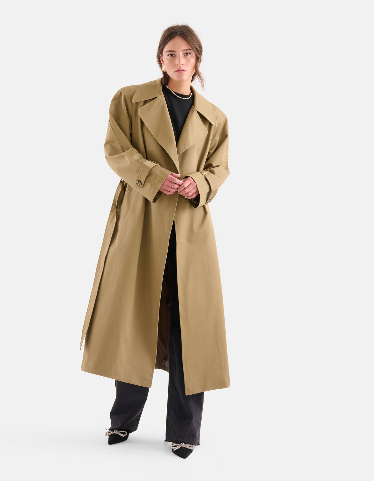 Oversized Trenchcoat Beige SHOEBY WOMEN