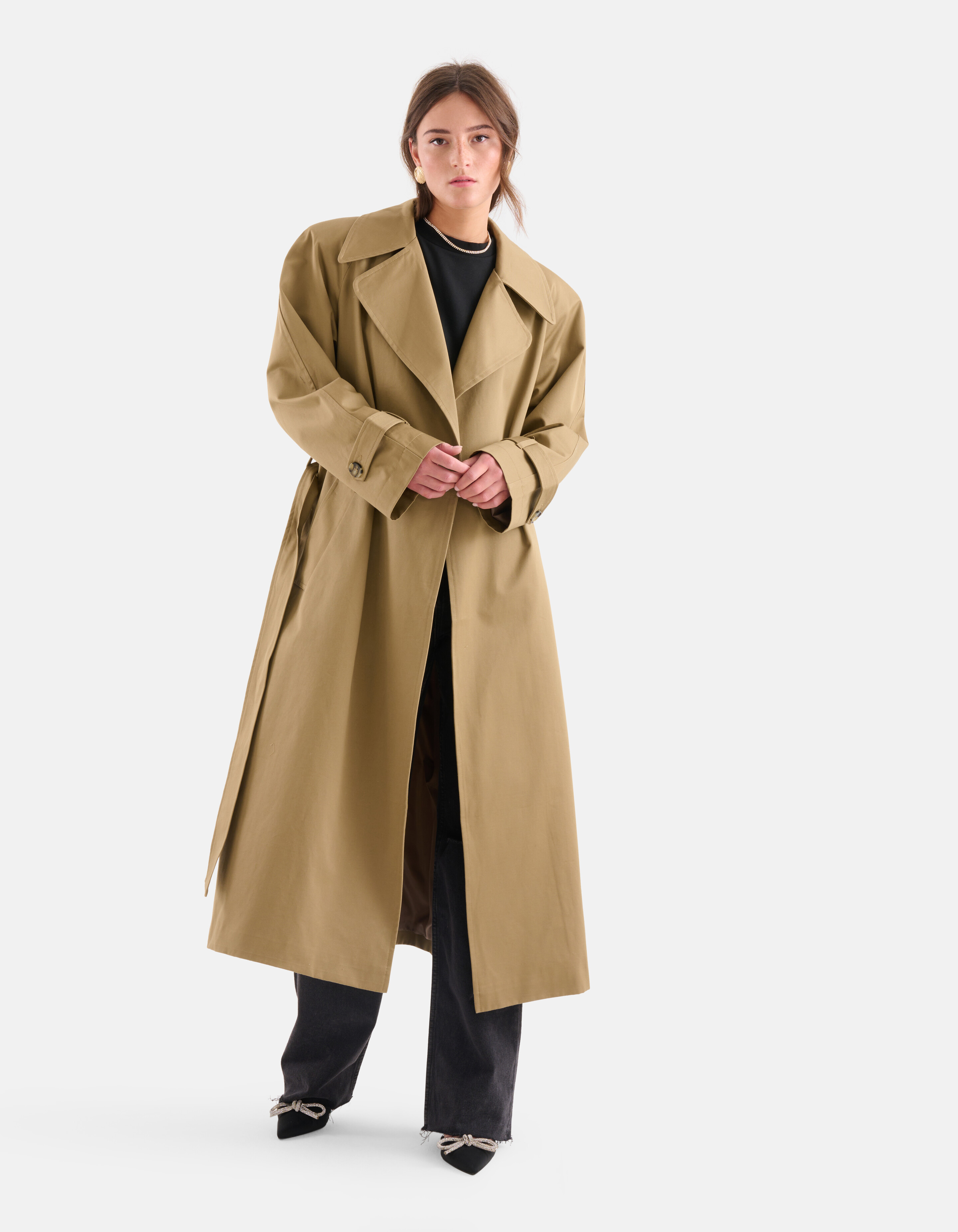 Oversized Trenchcoat Beige SHOEBY WOMEN