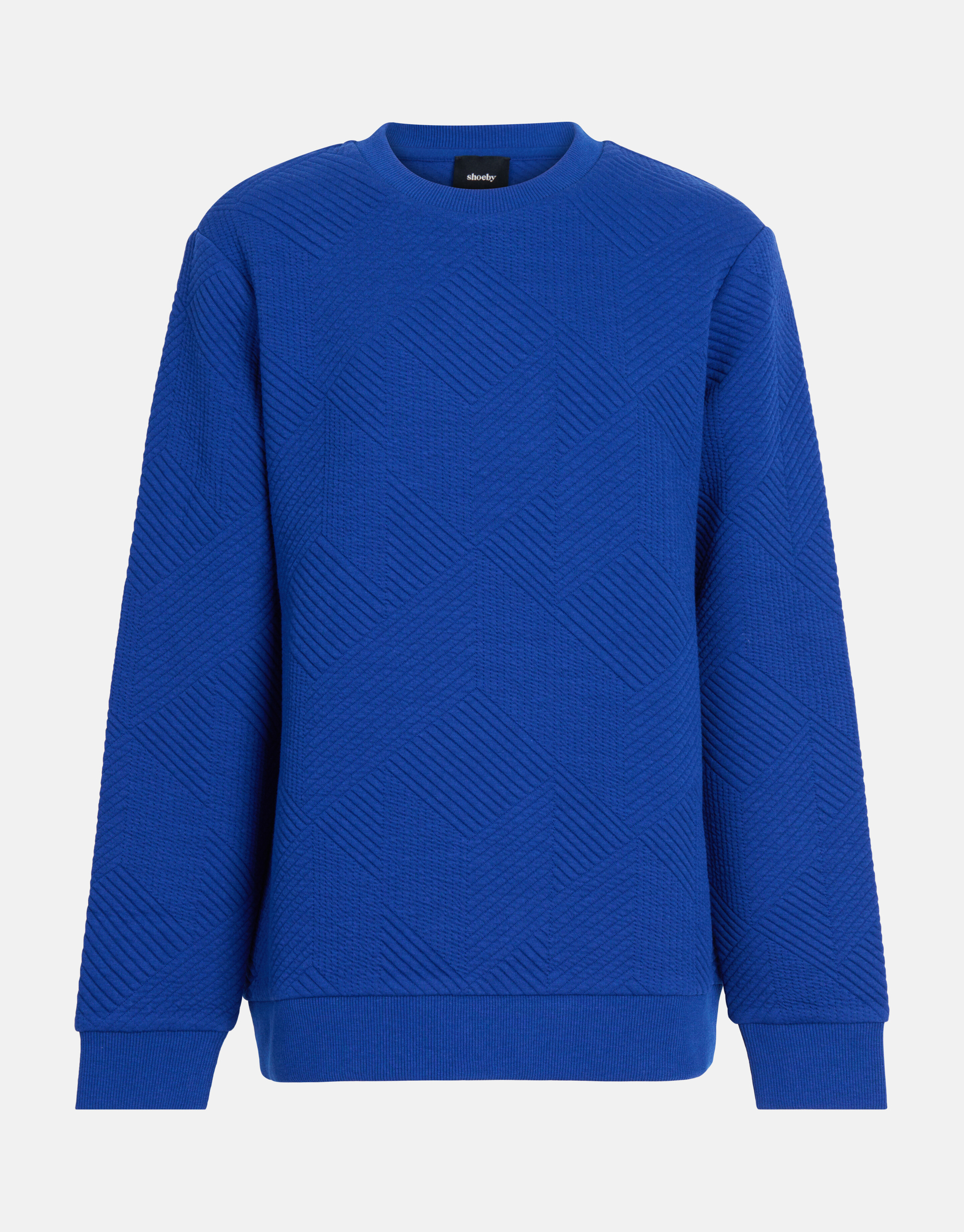 Structuur Sweater Blauw SHOEBY BOYS