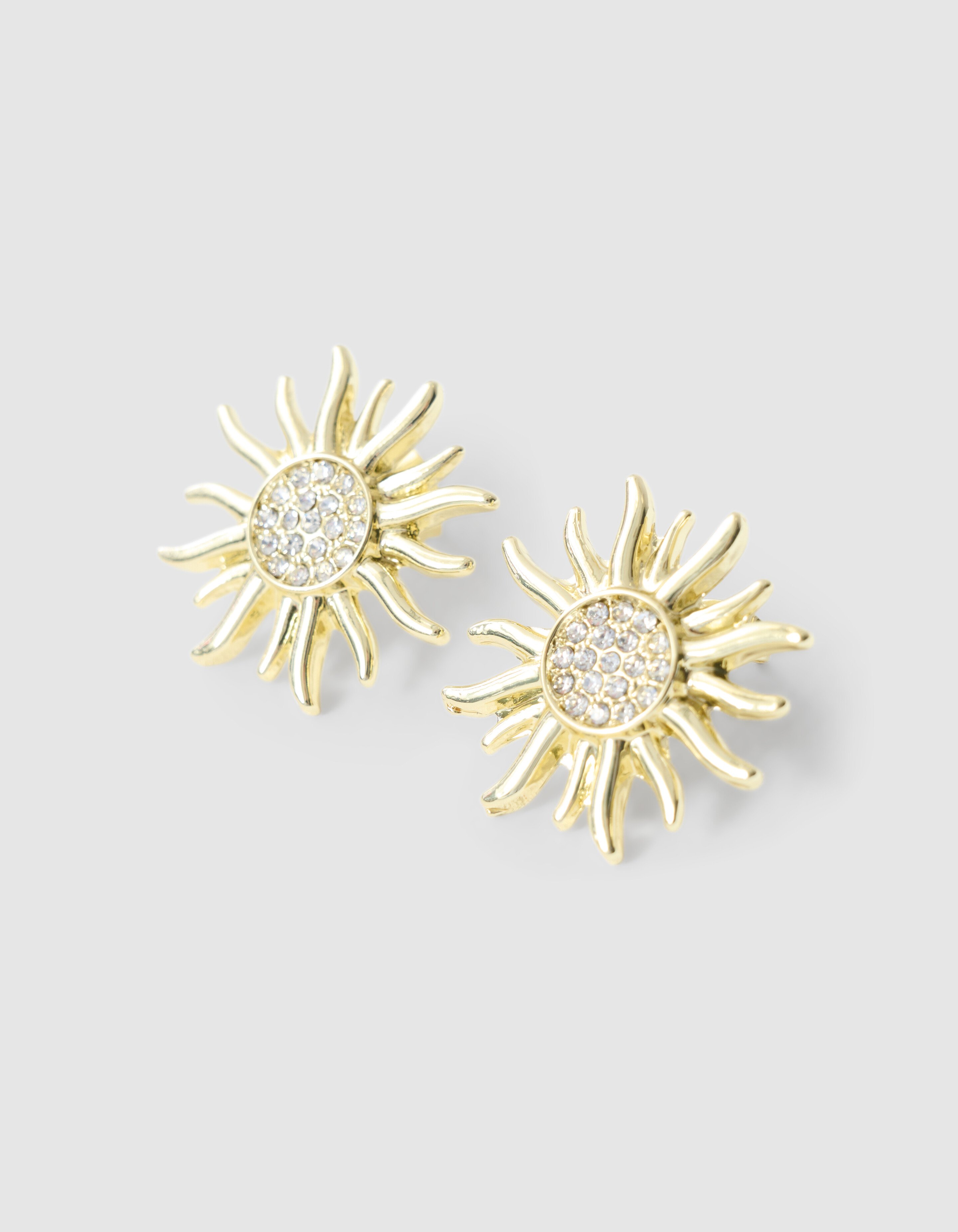 Small Sun Oorbellen Goud SHOEBY ACCESSOIRES