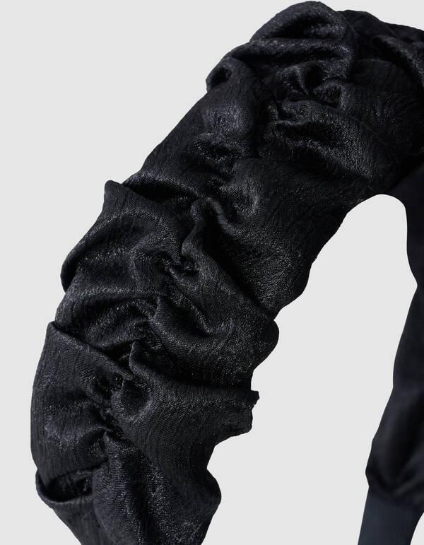 Scrunched Haarband Zwart SHOEBY ACCESSOIRES