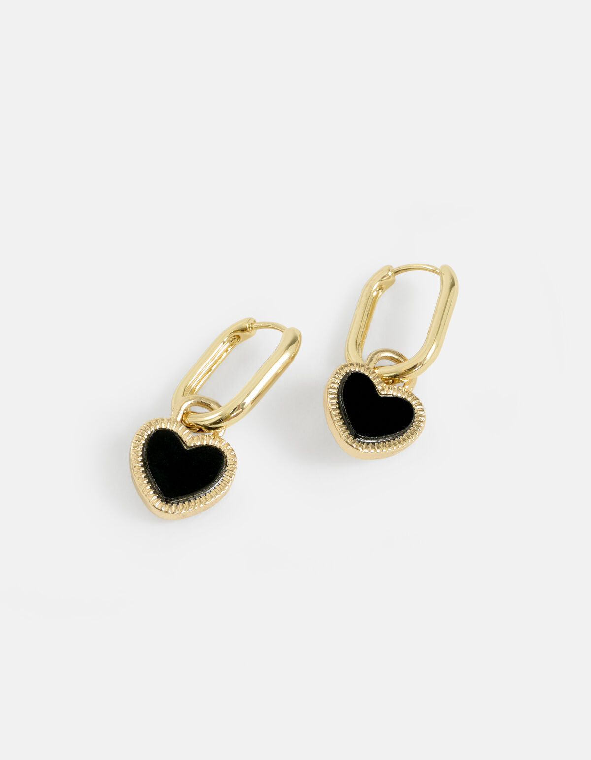 Two Colored Heart Oorbellen Goud SHOEBY ACCESSOIRES
