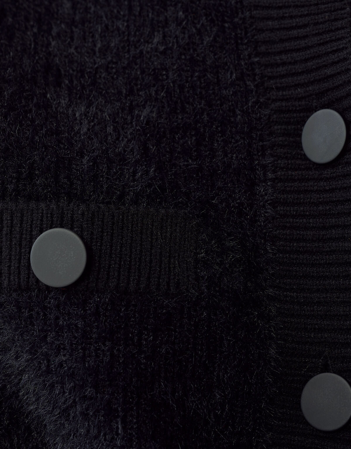 Button Vest Zwart By Mieke SHOEBY WOMEN