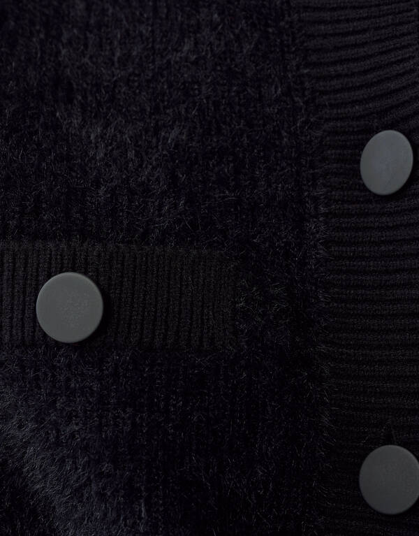 Button Vest Zwart By Mieke SHOEBY WOMEN