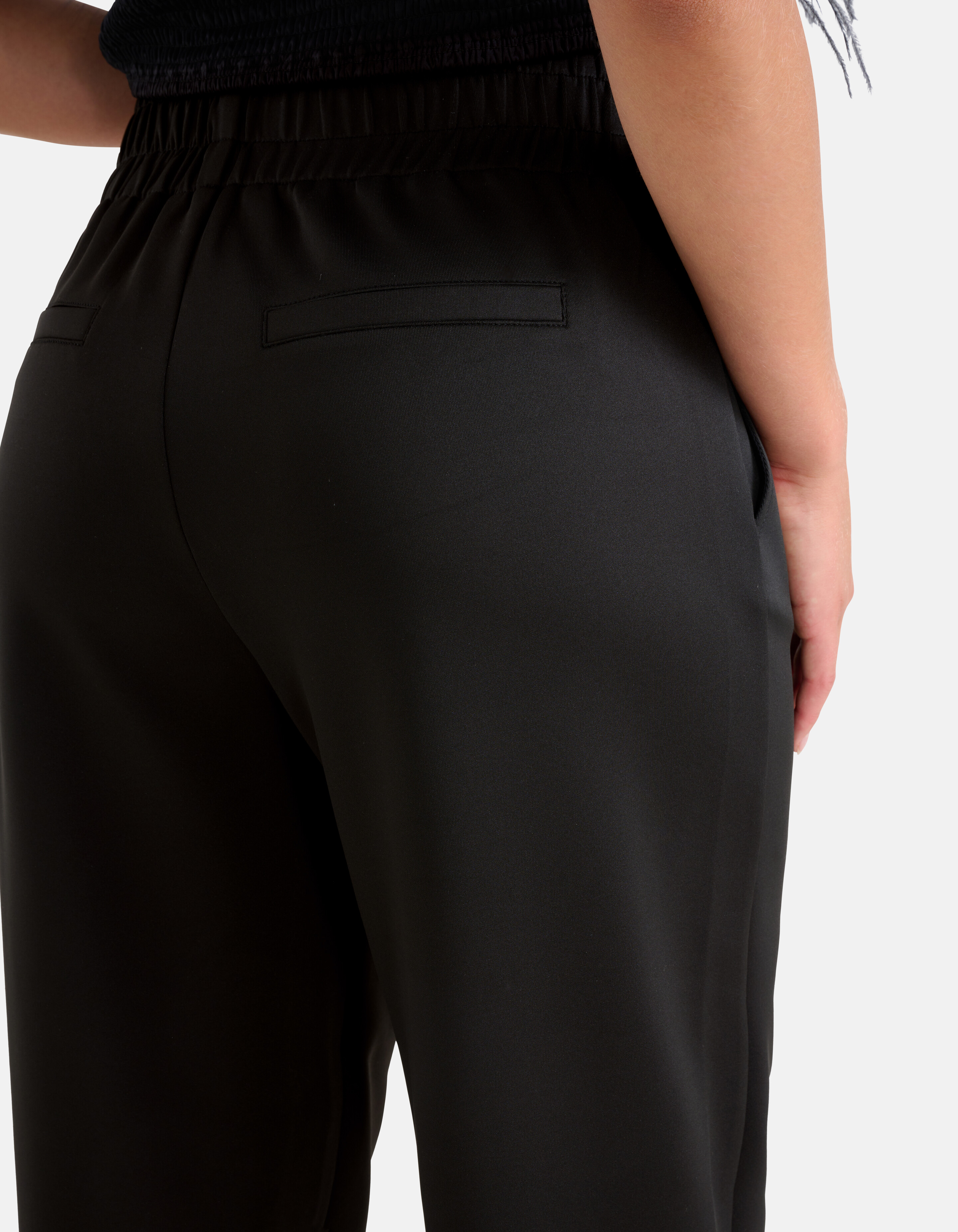 Wide Leg Broek Zwart By Monica SHOEBY WOMEN