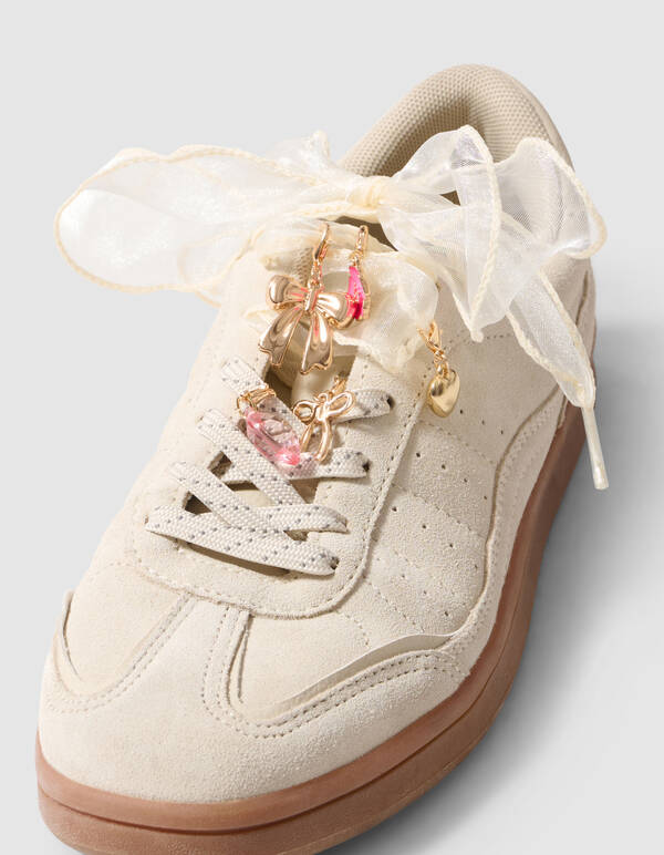 Sweet Blossom Schoenveters Wit SHOEBY ACCESSOIRES
